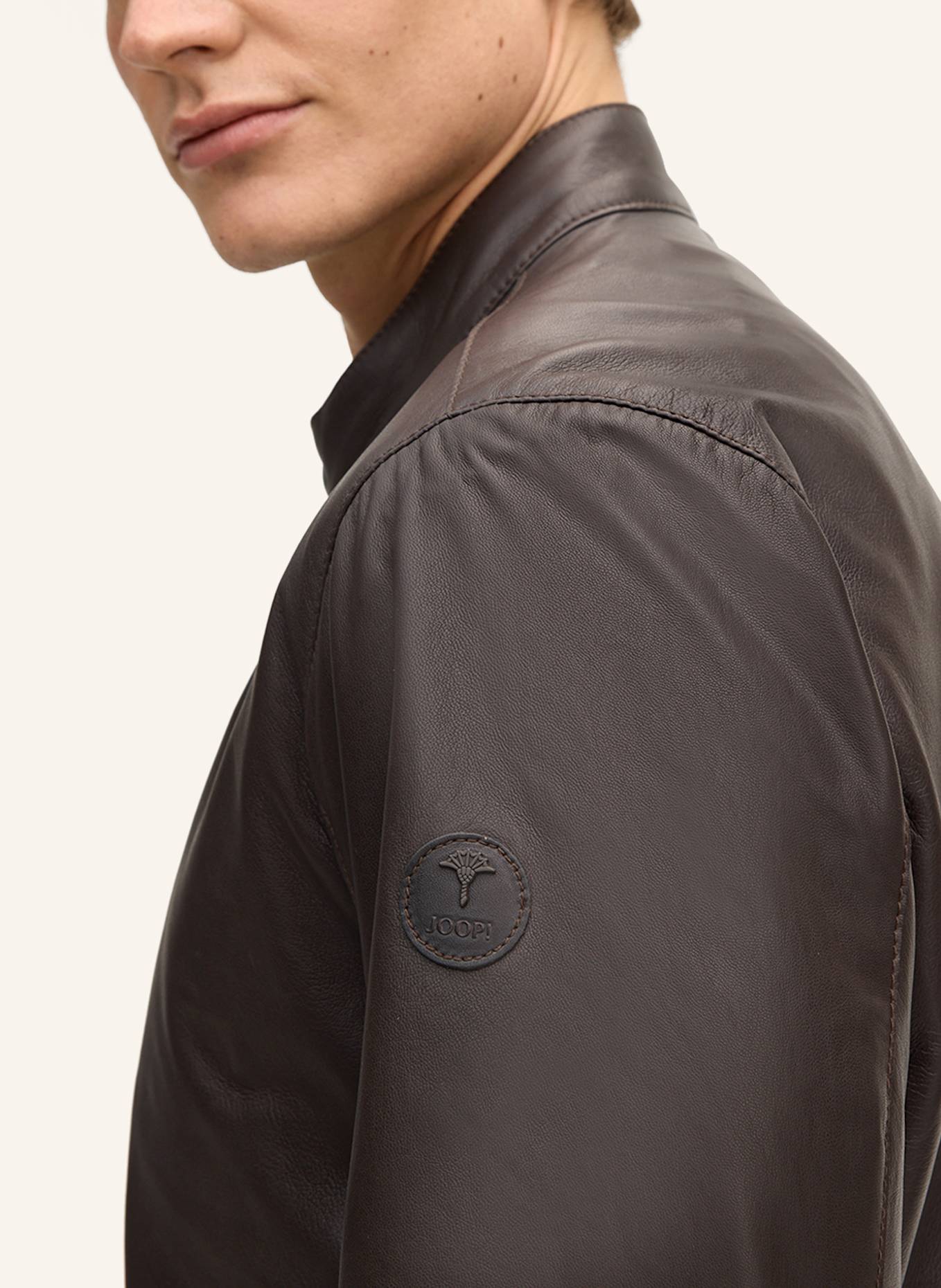 JOOP! Lederjacke: DUNKELBRAUN