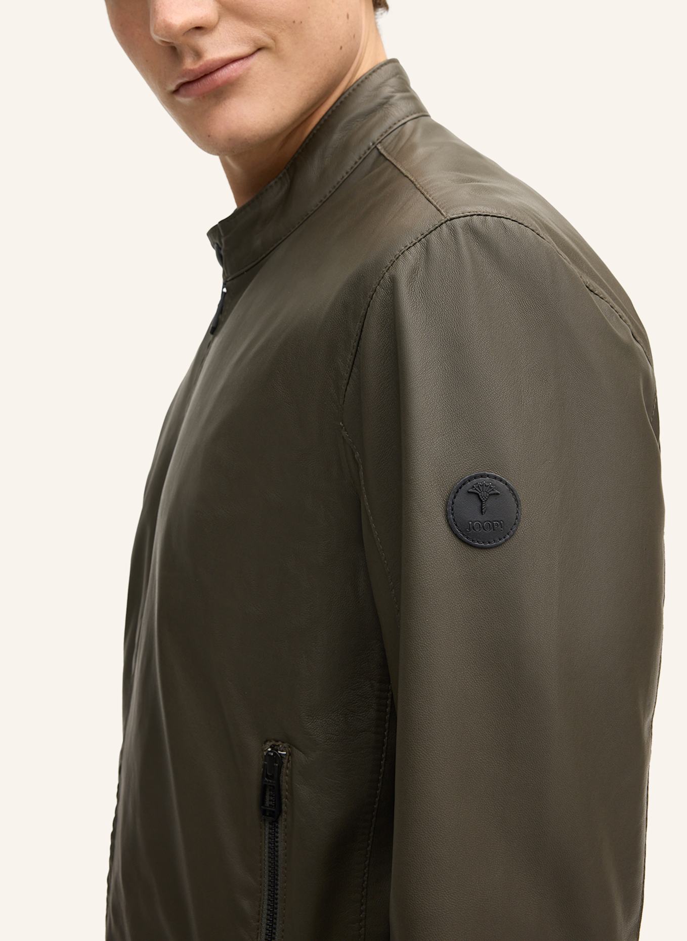 JOOP! Lederjacke: GRÜN