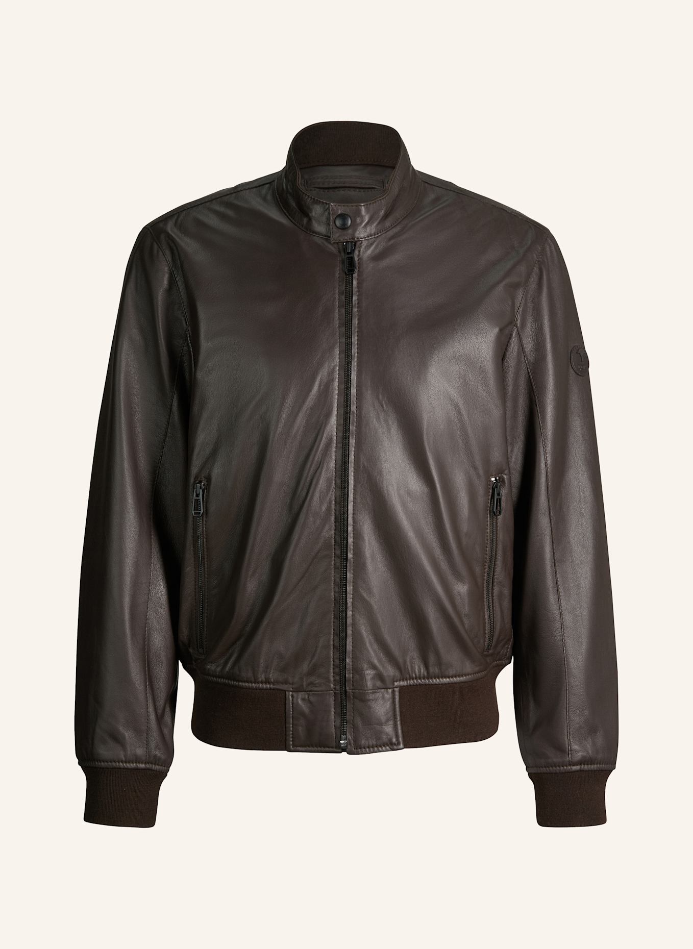 JOOP! Lederjacke: DUNKELBRAUN