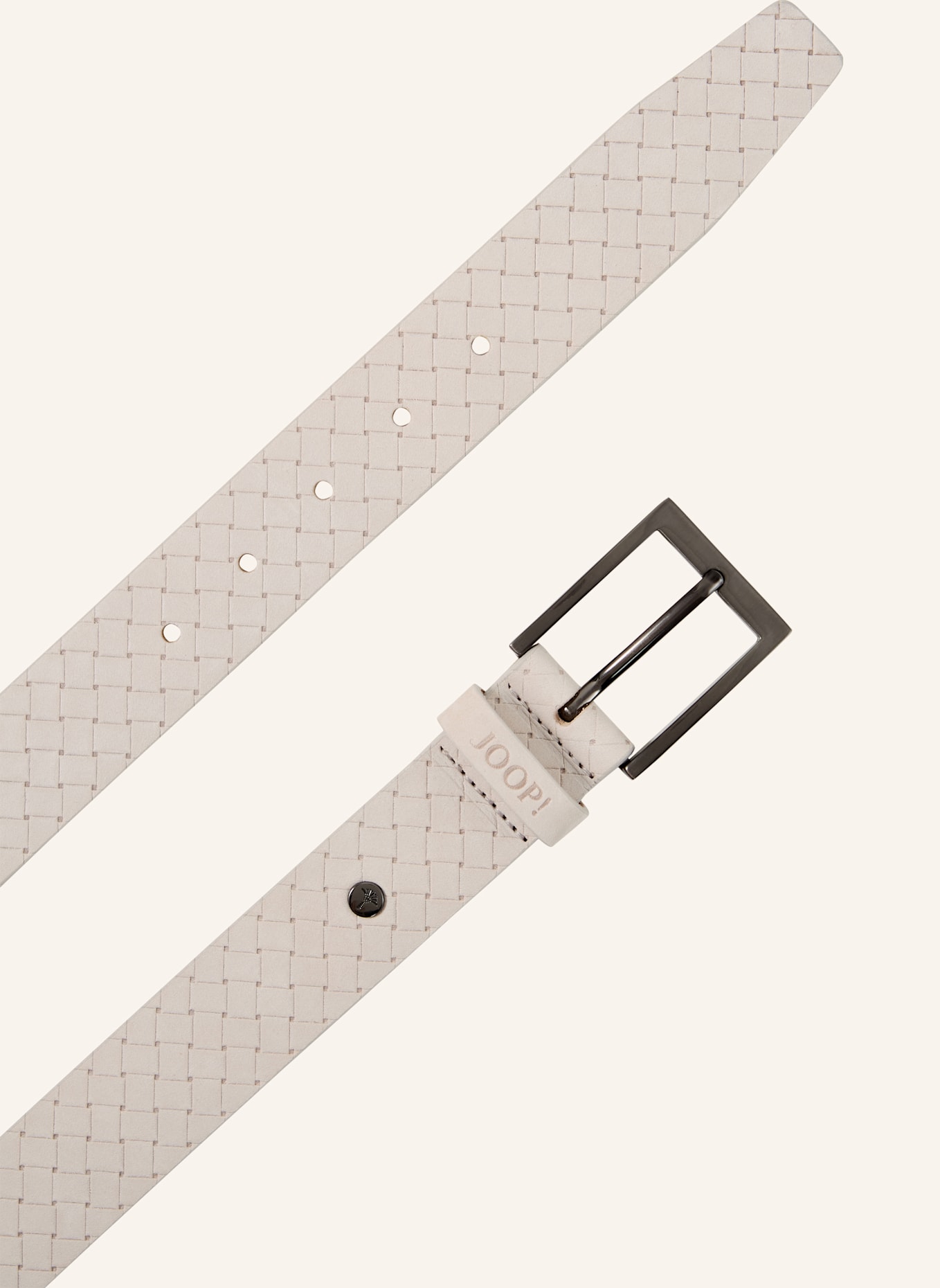 JOOP! Ledergürtel: HELLGRAU