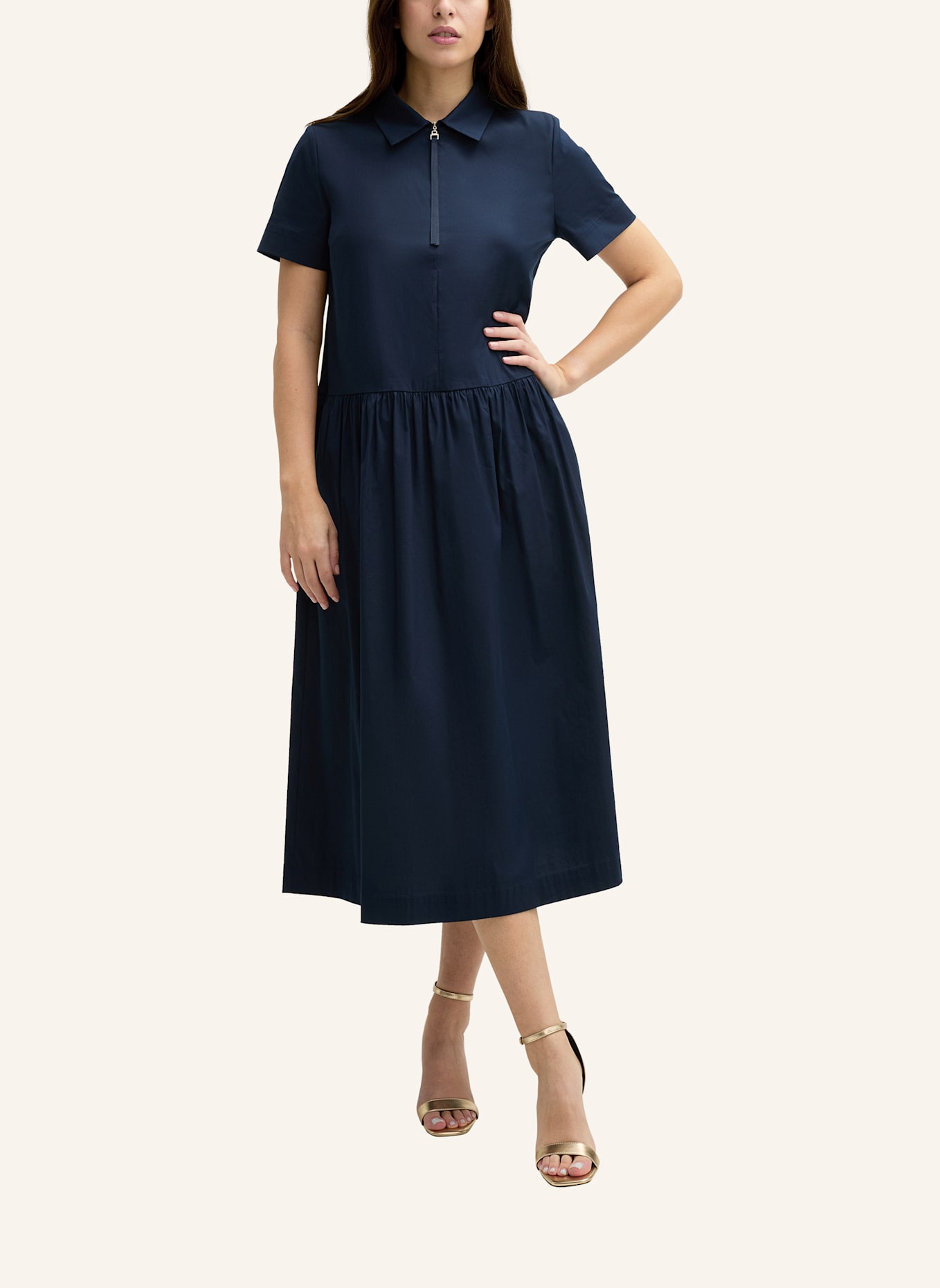 JOOP! Hemdblusenkleid: DUNKELBLAU