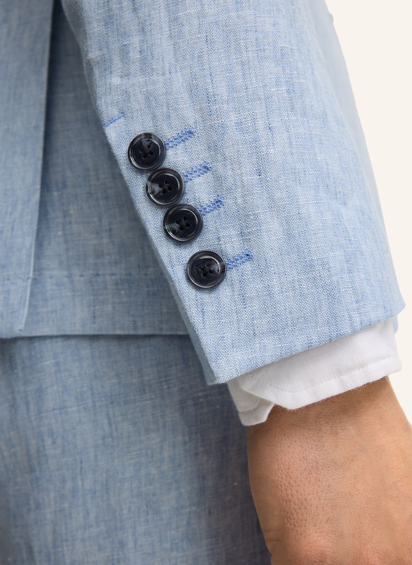 JOOP! Leinen-Sakko Slim Fit: HELLBLAU