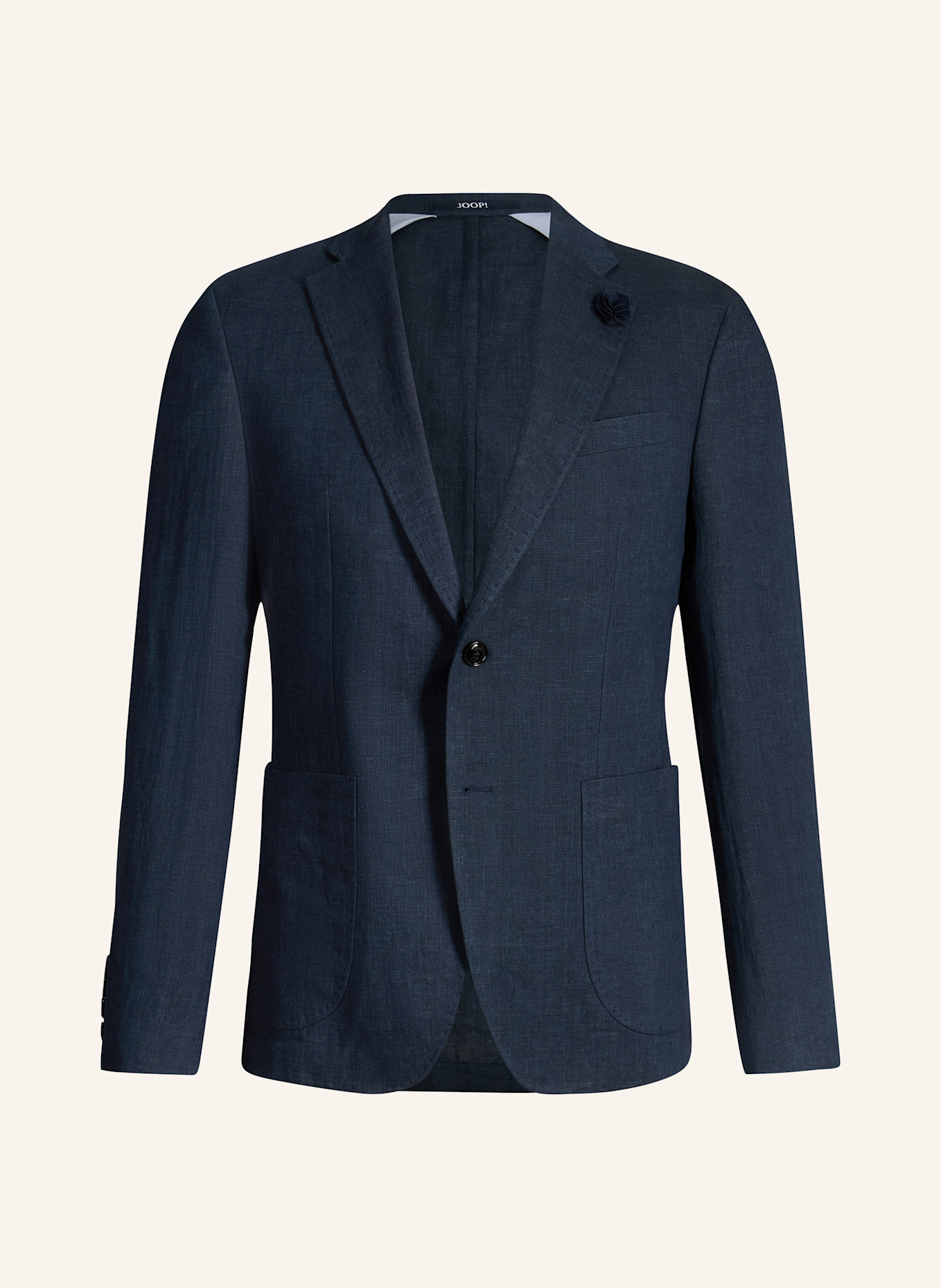 JOOP! Leinen-Sakko Slim Fit: DUNKELBLAU