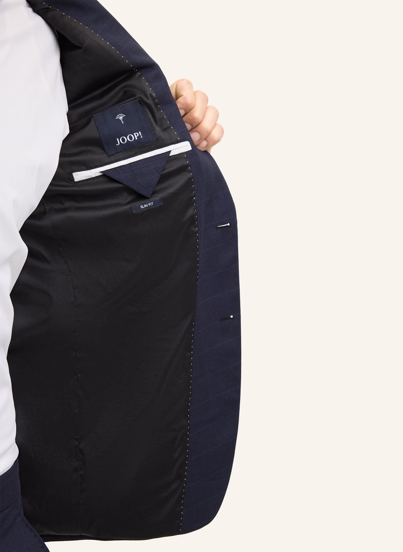 JOOP! Travel-Baukasten Sakko Slim Fit: DUNKELBLAU