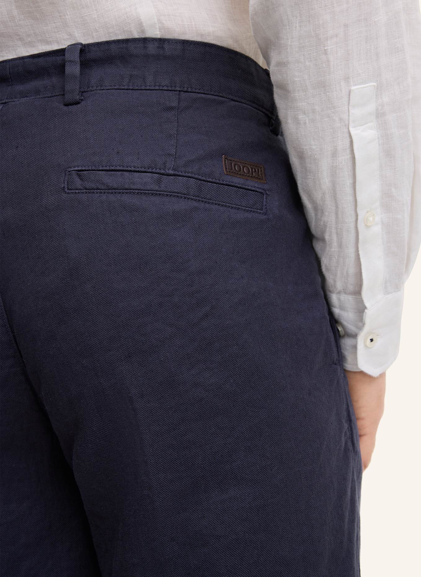 JOOP! Bundfaltenhose Loose Fit: DUNKELBLAU