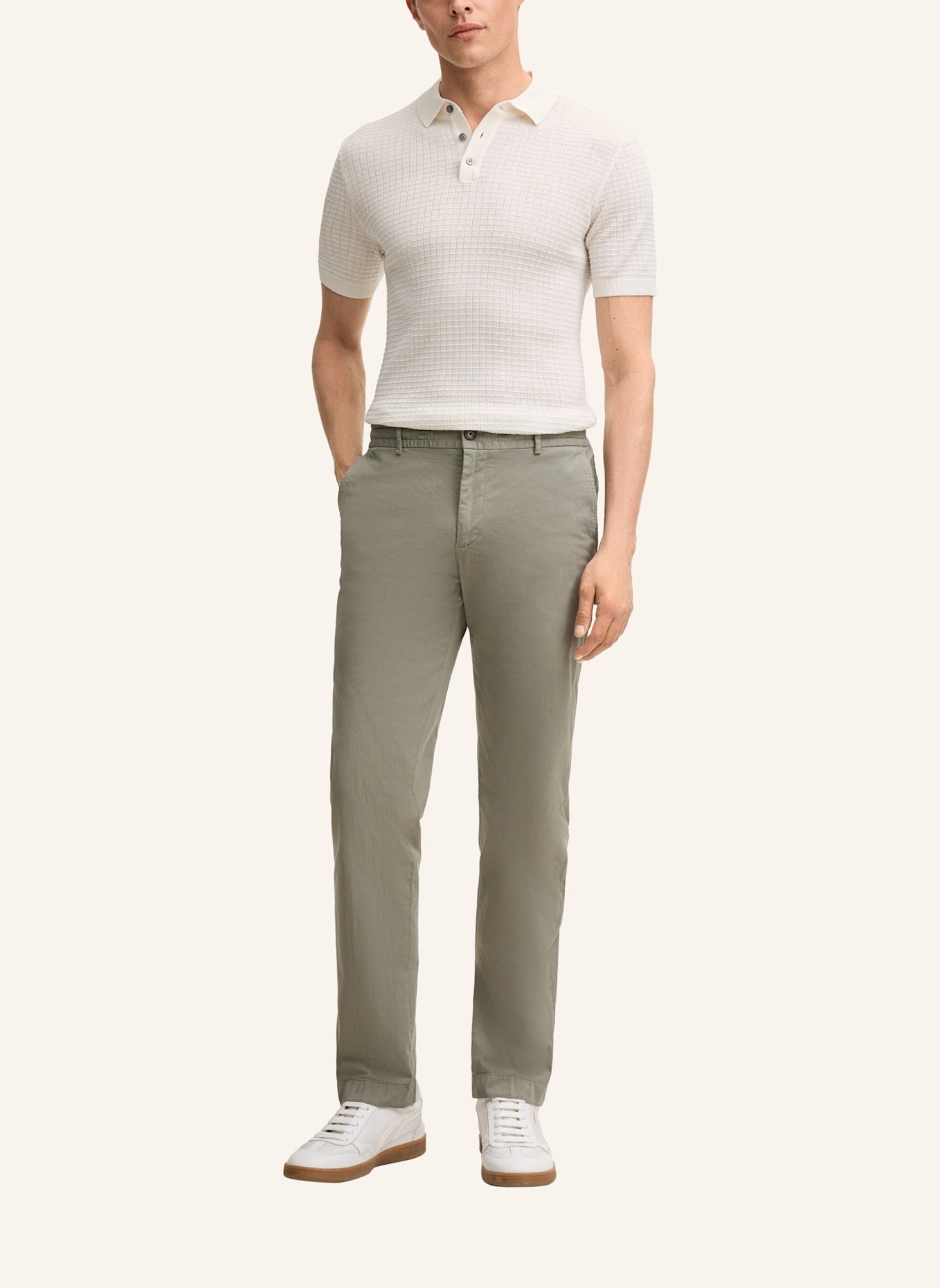 JOOP! Stoffhose Slim Fit: KHAKI