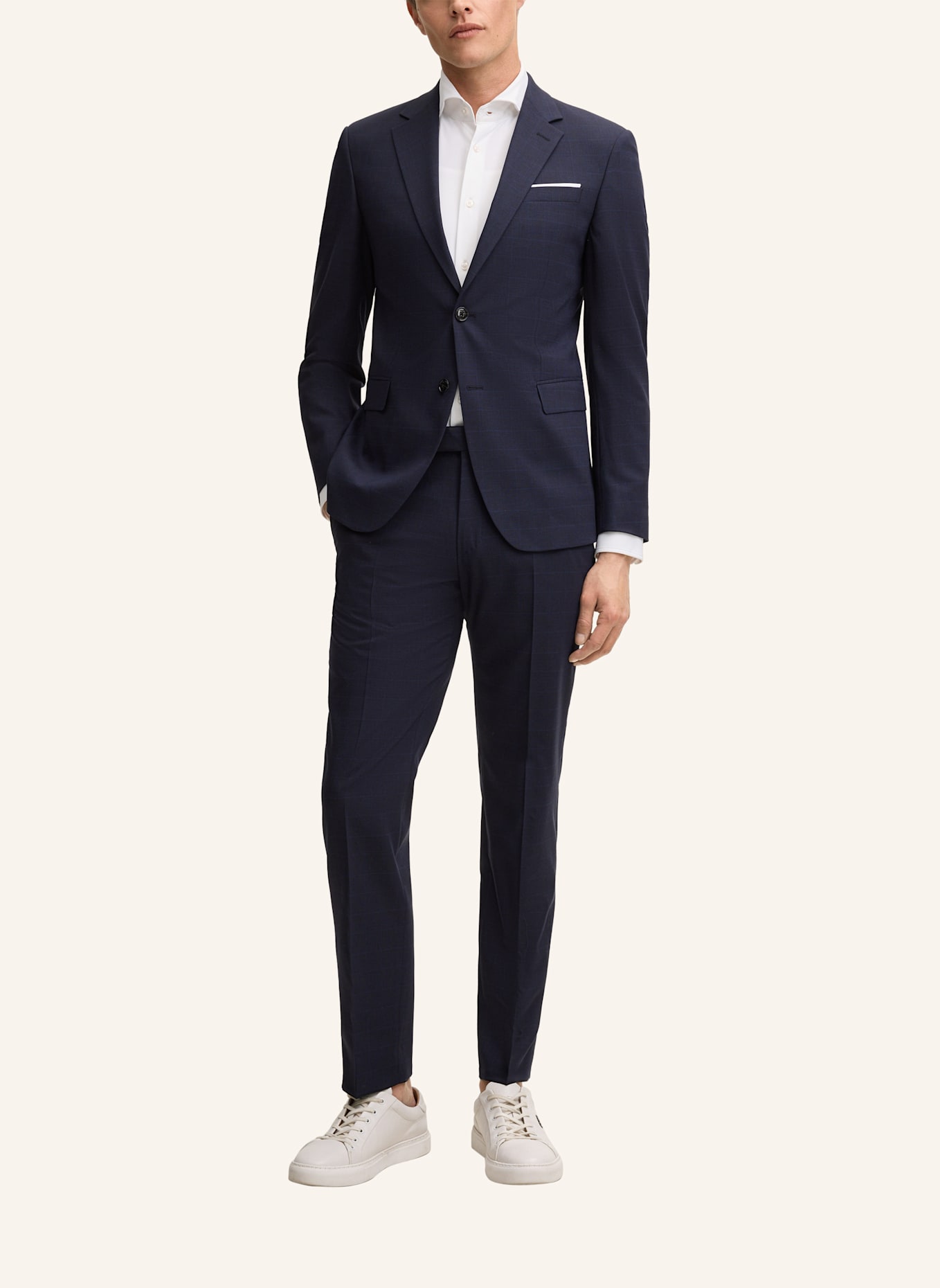 JOOP! Baukasten Anzughose Slim Fit: DUNKELBLAU