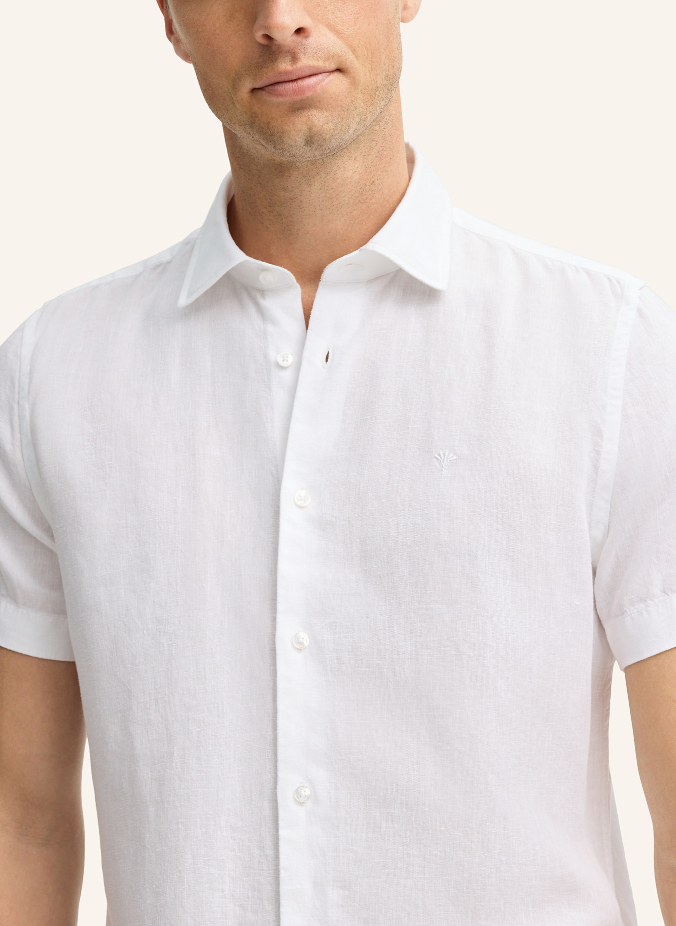 JOOP! Kurzarm-Hemd Slim Fit: WEISS