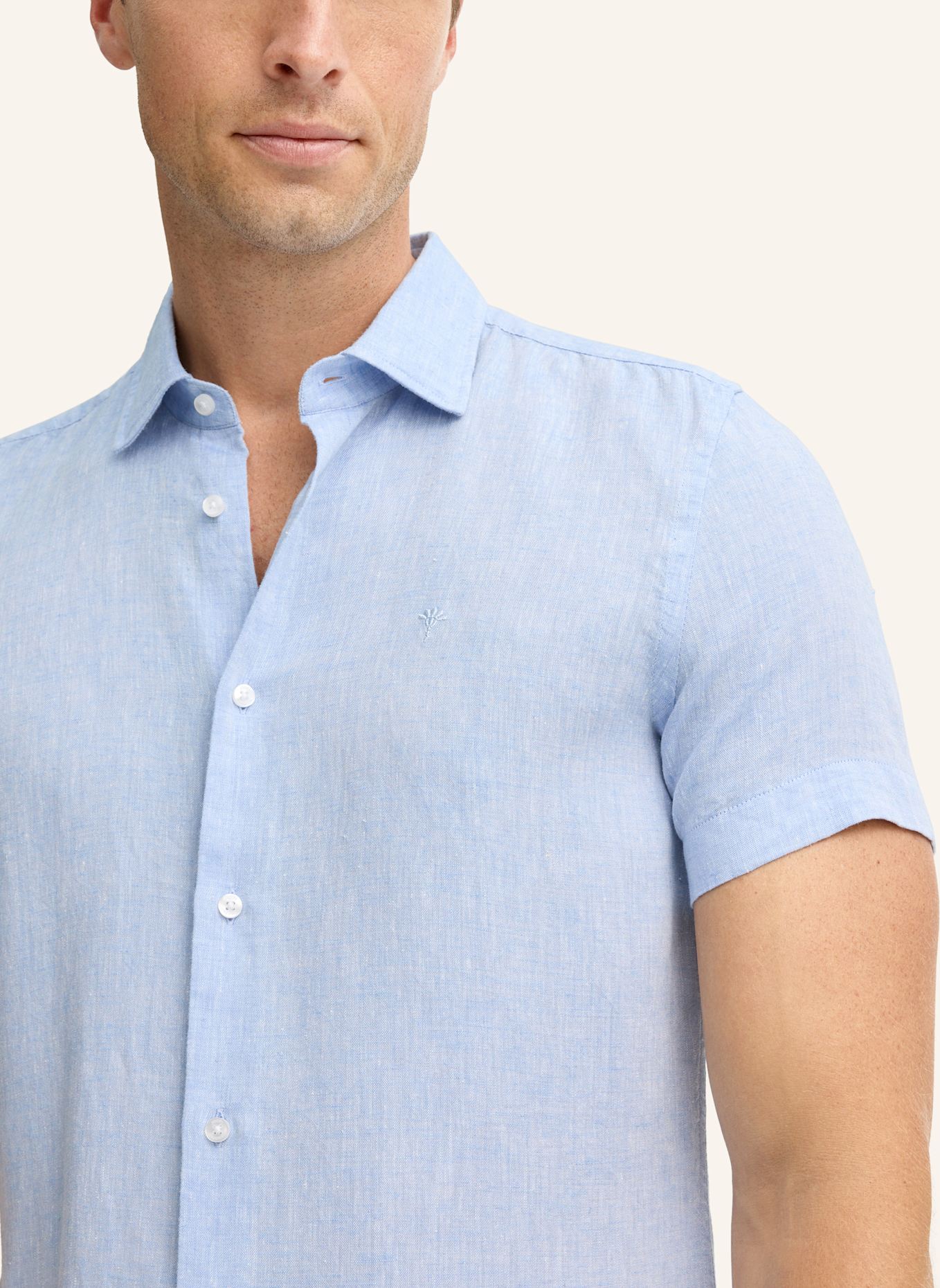 JOOP! Kurzarm-Hemd Slim Fit: HELLBLAU