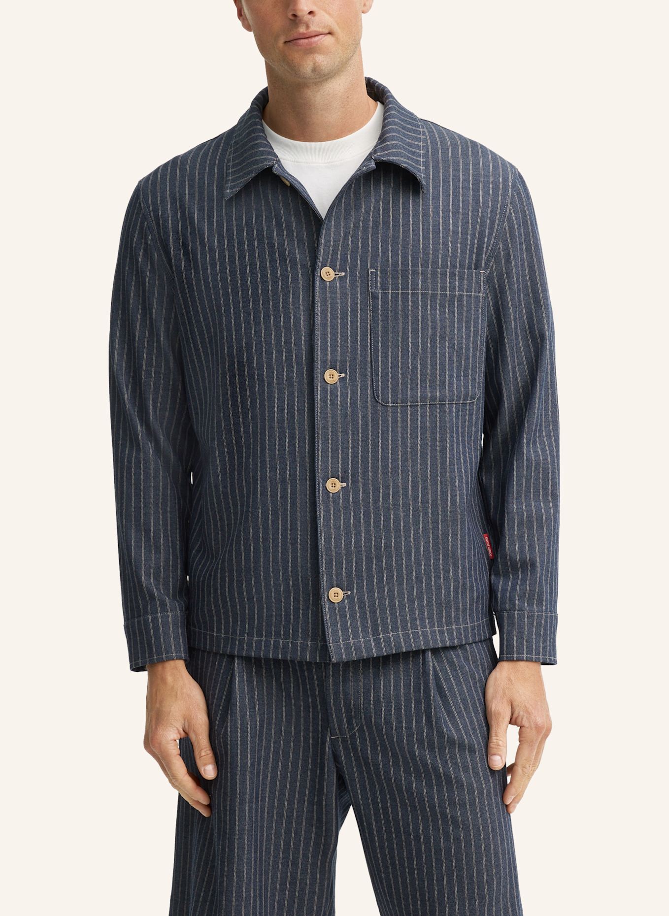 JOOP! JEANS Hemd Regular Fit: DUNKELBLAU