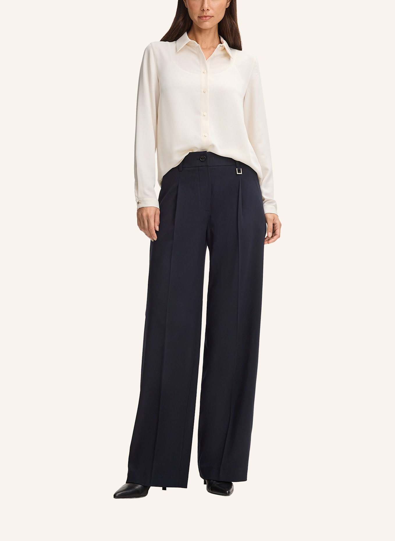 JOOP! Marlenehose: DUNKELBLAU