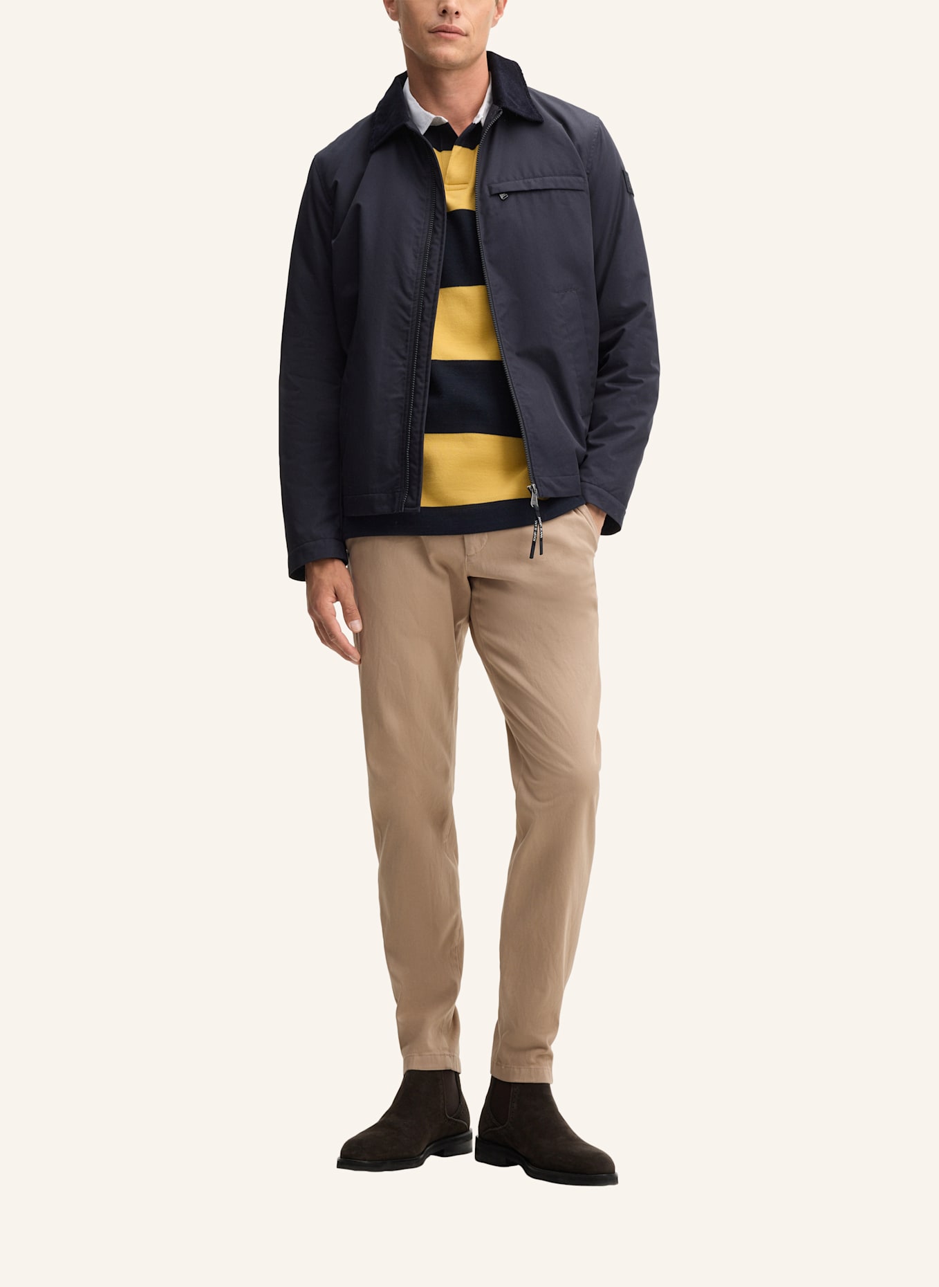 JOOP! JEANS Poloshirt Loose Fit: GELB