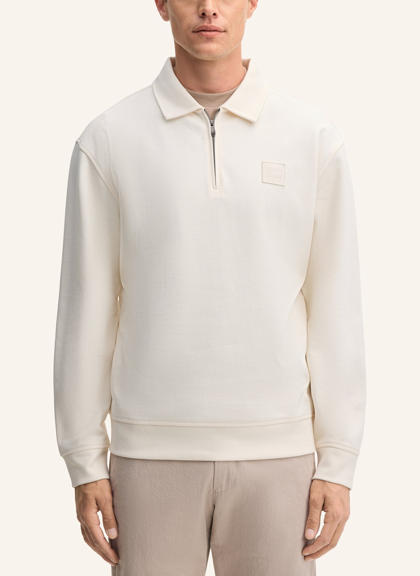 JOOP! JEANS Sweatjacke: WEISS