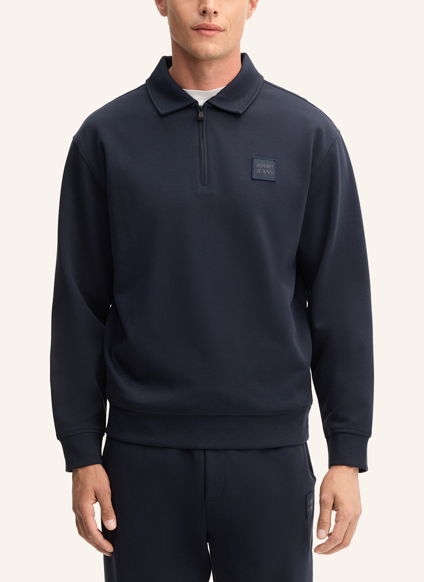 JOOP! JEANS Sweatjacke: DUNKELBLAU