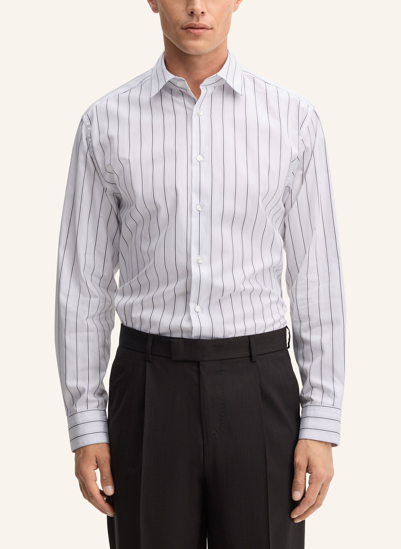 JOOP! Hemd Loose Fit: WEISS