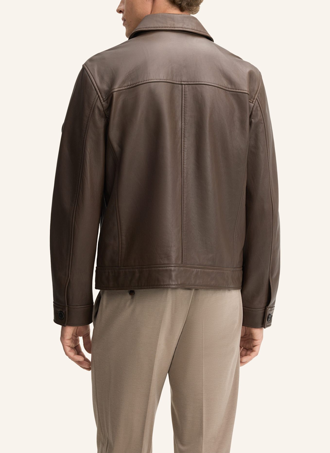 JOOP! Lederjacke: BRAUN
