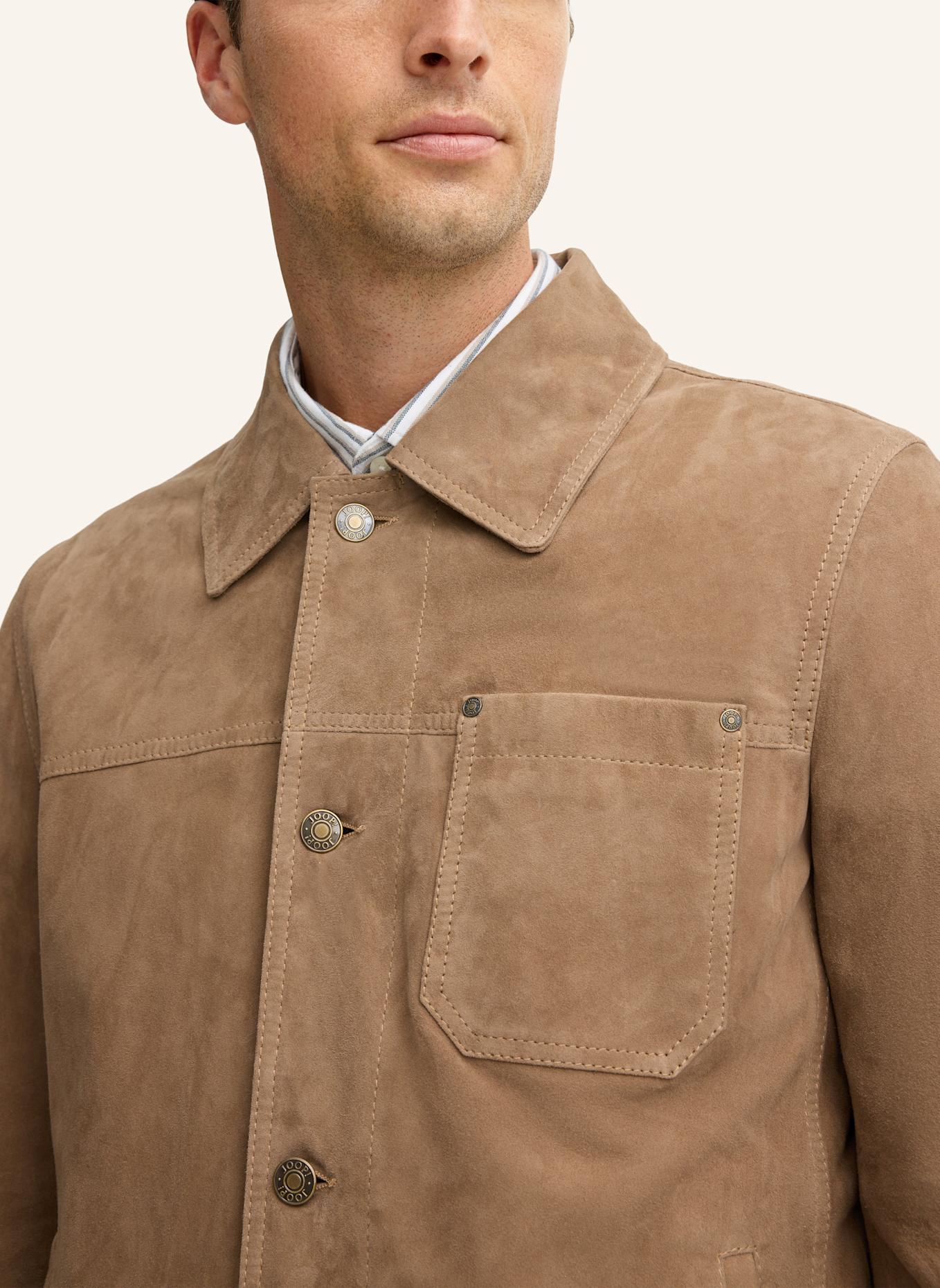 JOOP! JEANS Lederjacke: BEIGE