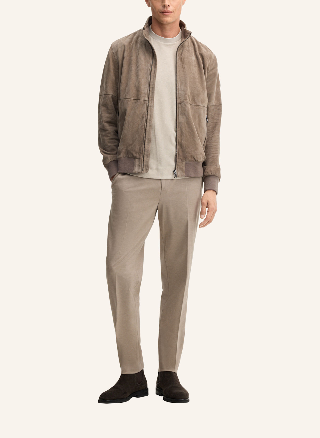 JOOP! Lederjacke: BEIGE