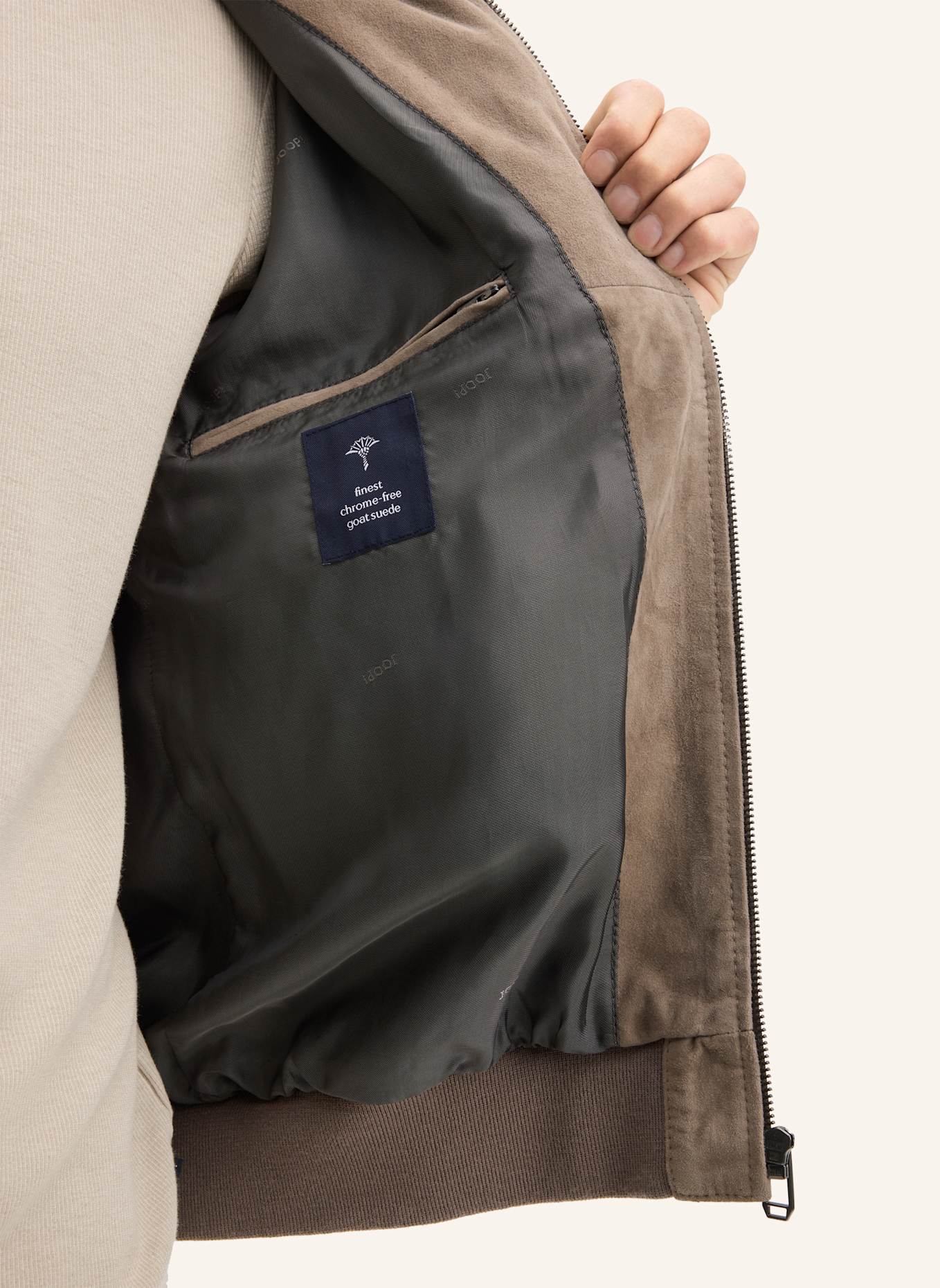 JOOP! Lederjacke: BEIGE