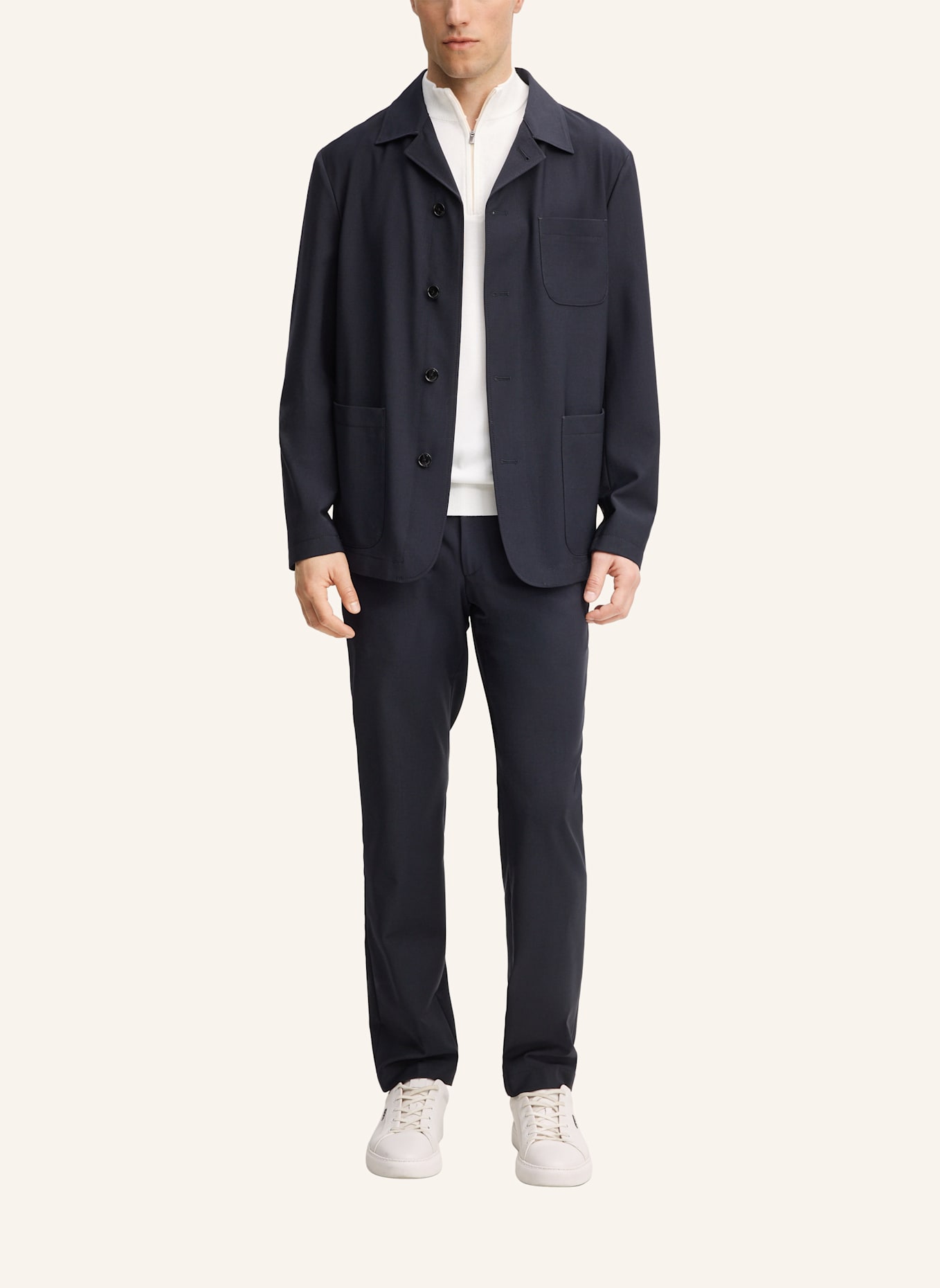 JOOP! Stoffhose Slim Fit: DUNKELBLAU