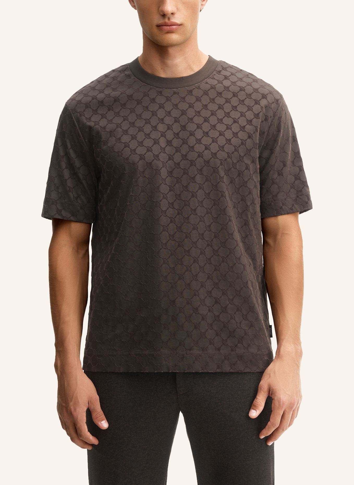 JOOP! T-Shirt: DUNKELBRAUN
