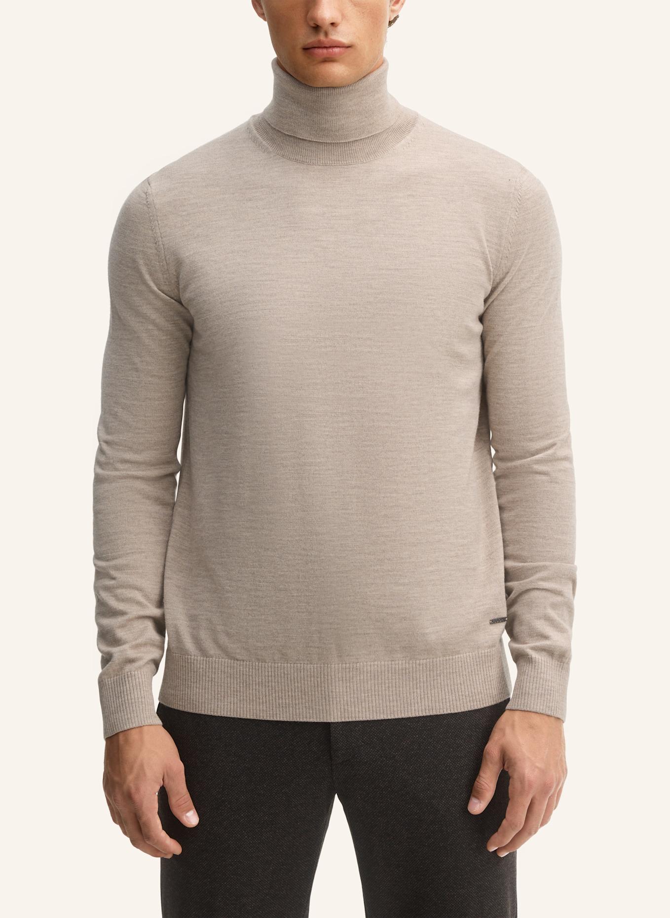 JOOP! Rollkragenpullover DONTE aus Merinowolle: BEIGE