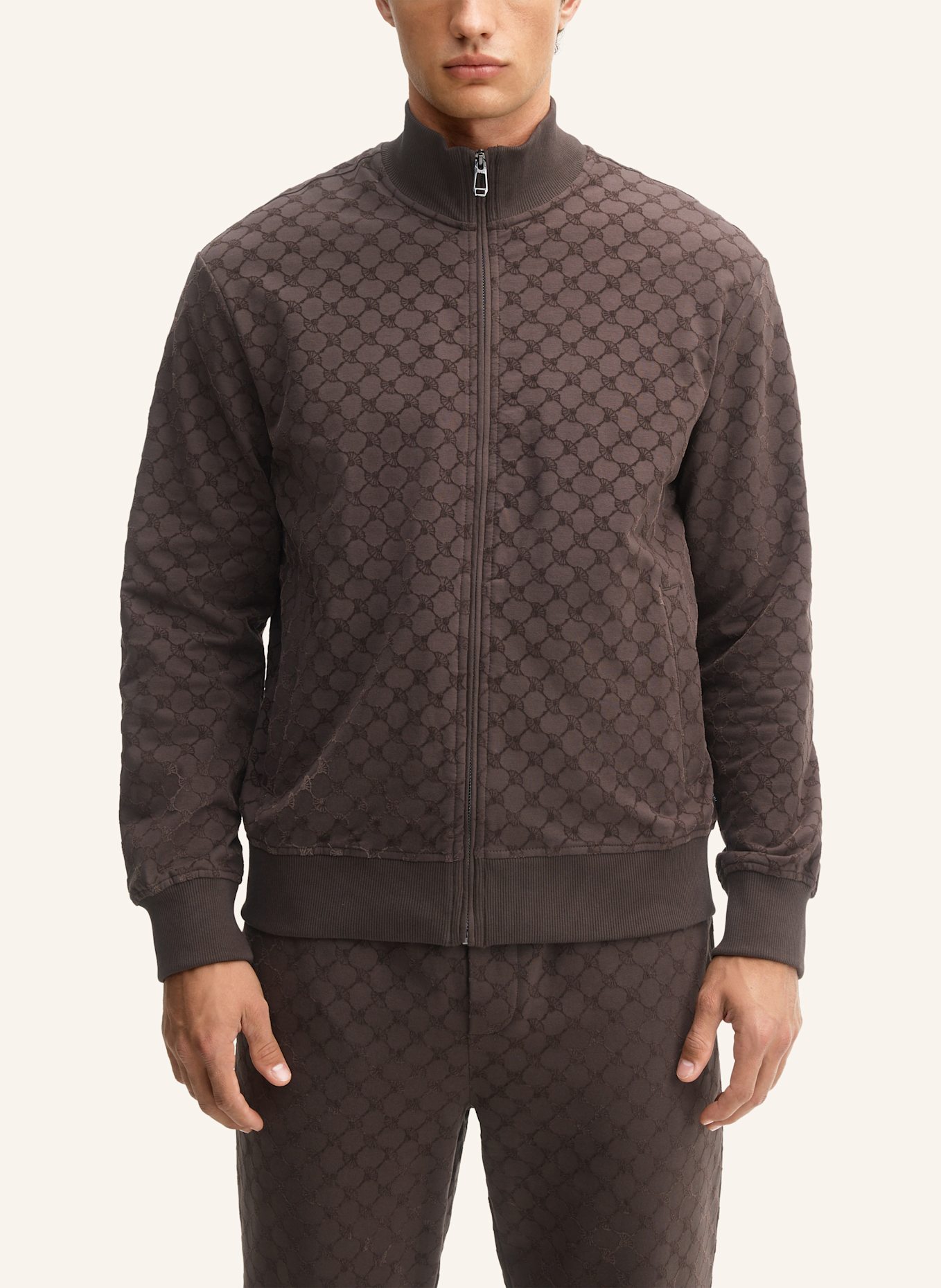 JOOP! Sweatjacke: DUNKELBRAUN