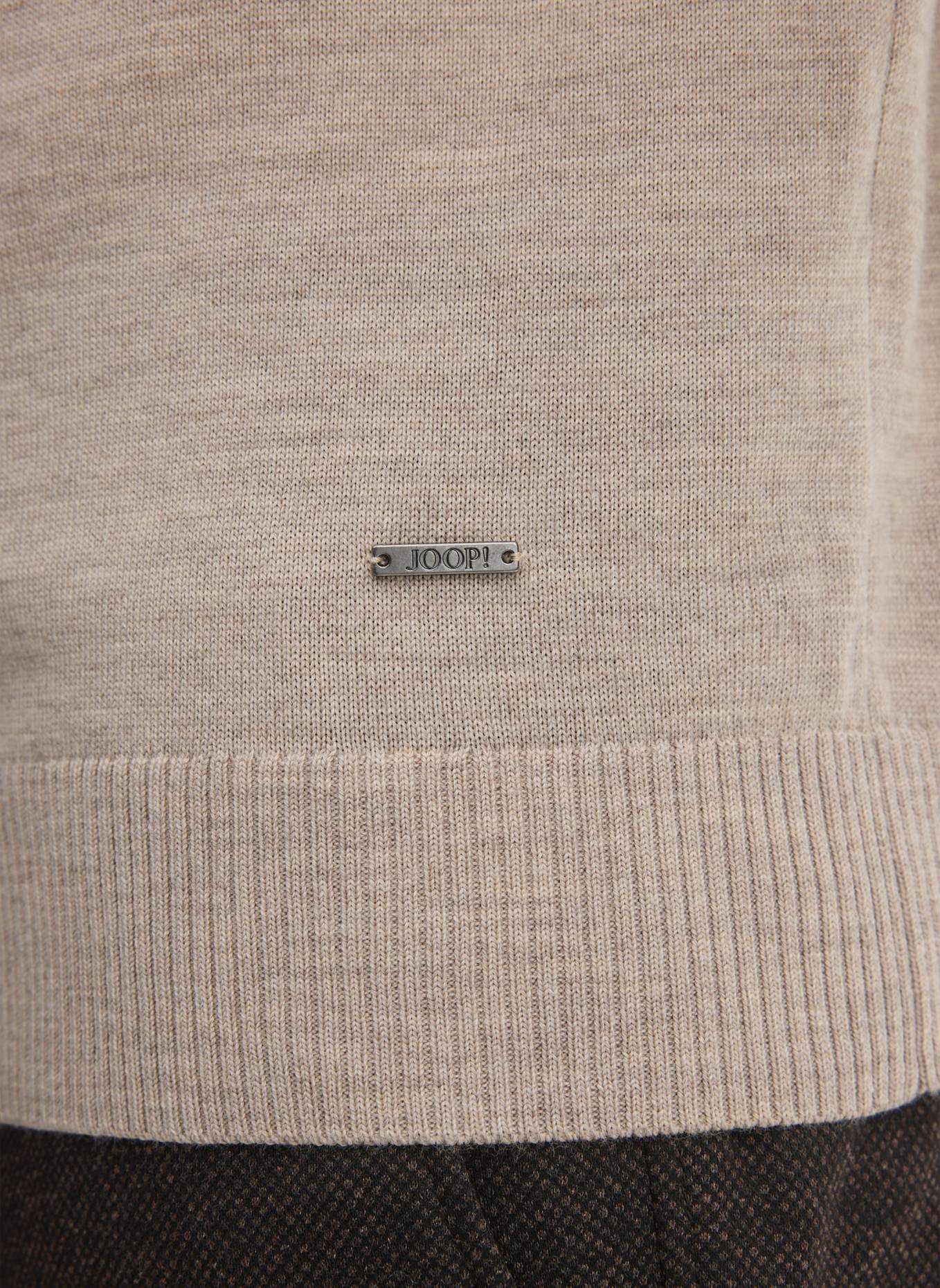 JOOP! Rollkragenpullover DONTE aus Merinowolle: BEIGE