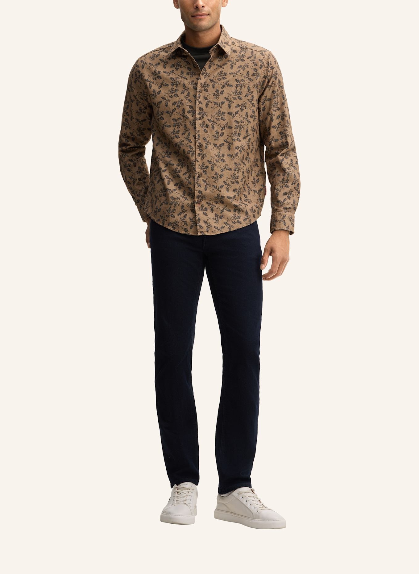 JOOP! JEANS Hemd Regular Fit: BEIGE