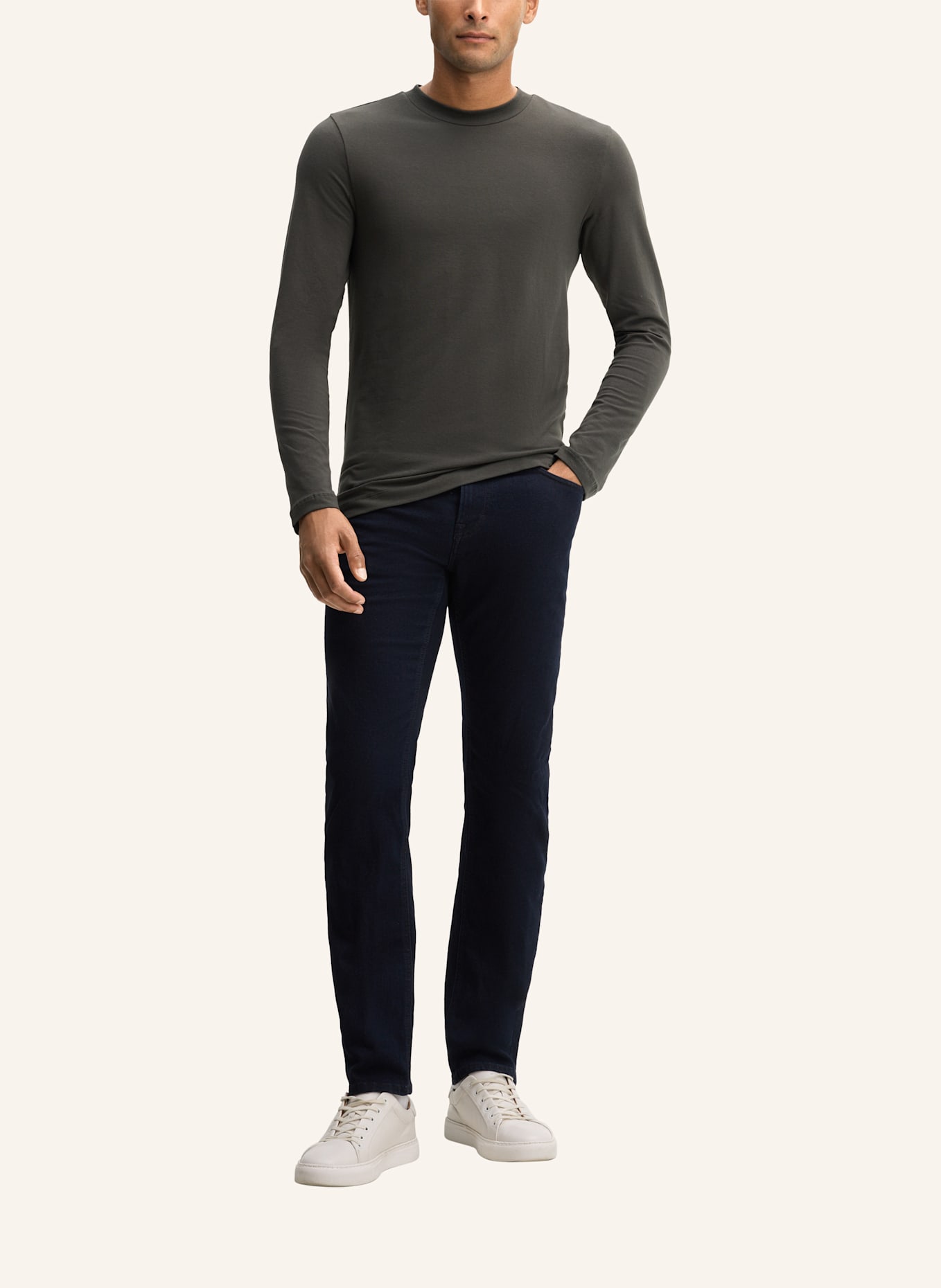 JOOP! JEANS Longsleeve: DUNKELGRÜN