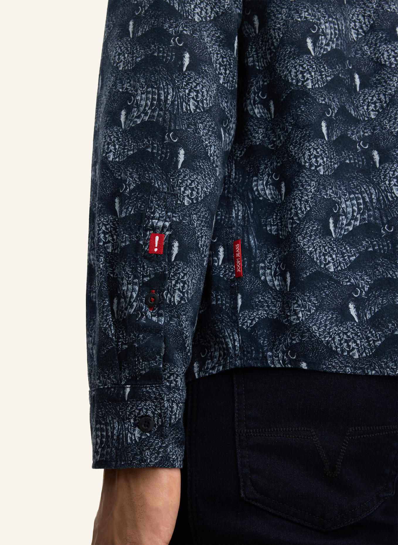 JOOP! JEANS Hemd Regular Fit: DUNKELBLAU