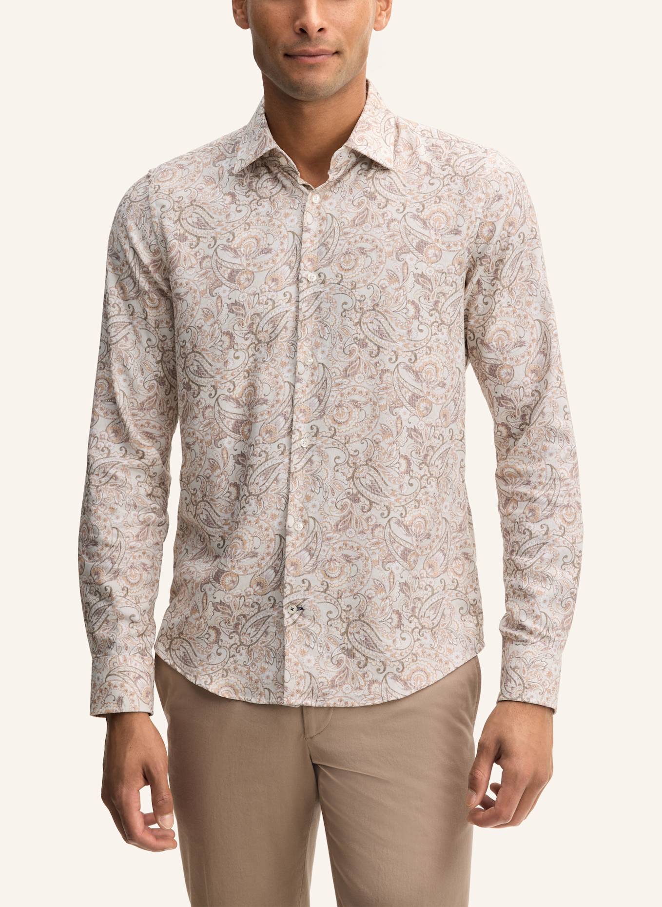 JOOP! Hemd PIO Slim Fit: BEIGE
