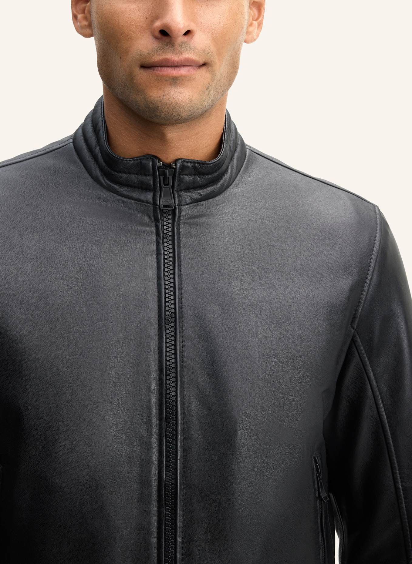 JOOP! JEANS Lederjacke: SCHWARZ
