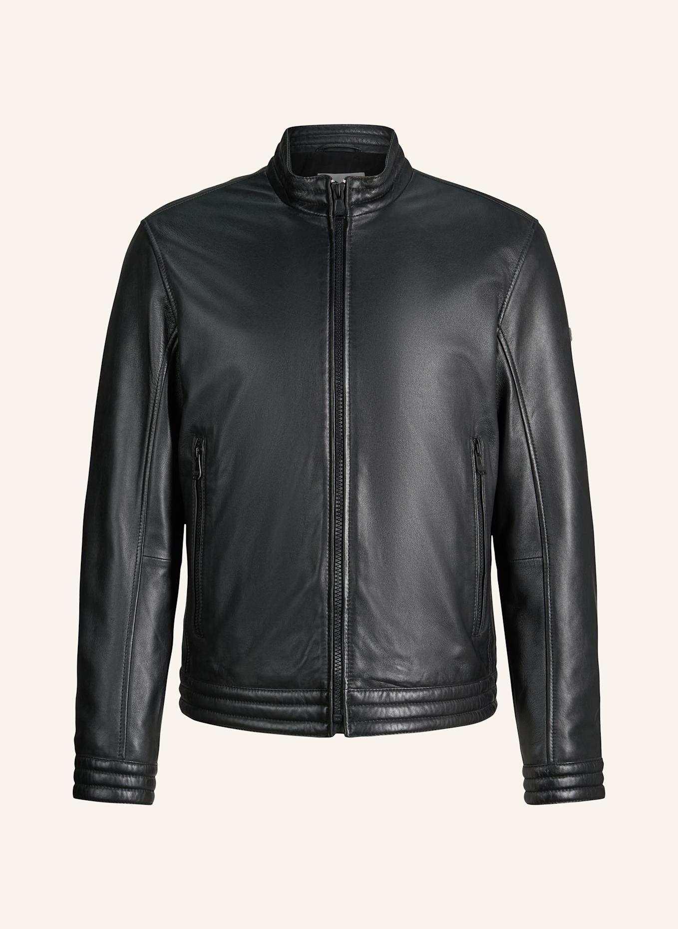 JOOP! JEANS Lederjacke: SCHWARZ