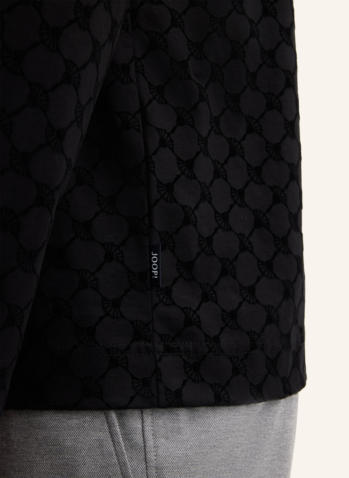 JOOP! Langarm-Poloshirt Modern Fit: SCHWARZ
