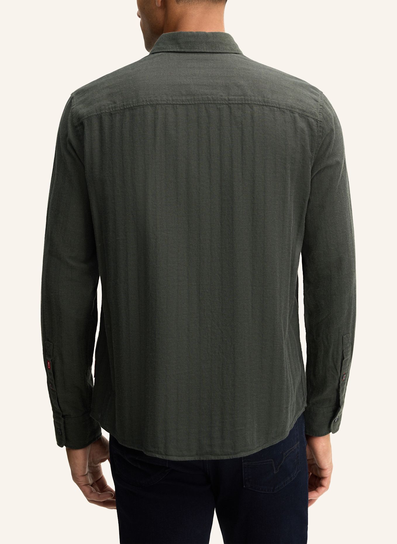 JOOP! JEANS Casual-Hemd Regular Fit: DUNKELGRÜN