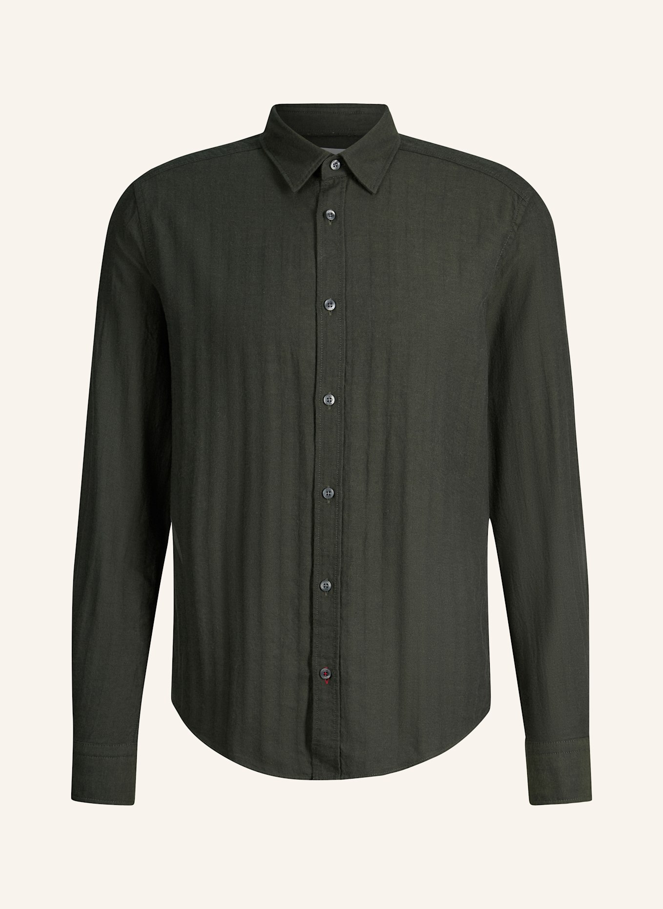 JOOP! JEANS Casual-Hemd Regular Fit: DUNKELGRÜN