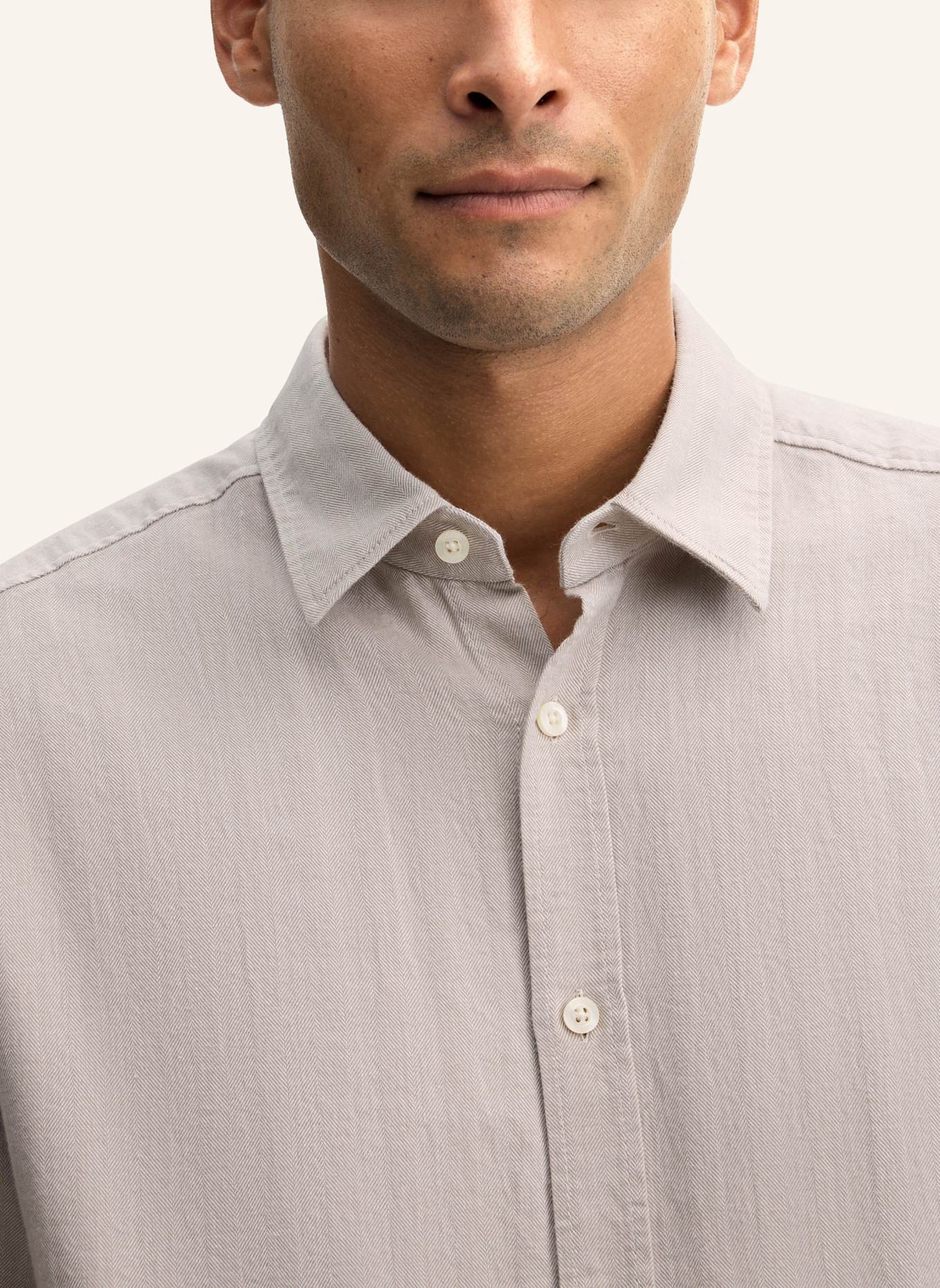 JOOP! JEANS Casual-Hemd Regular Fit: BEIGE