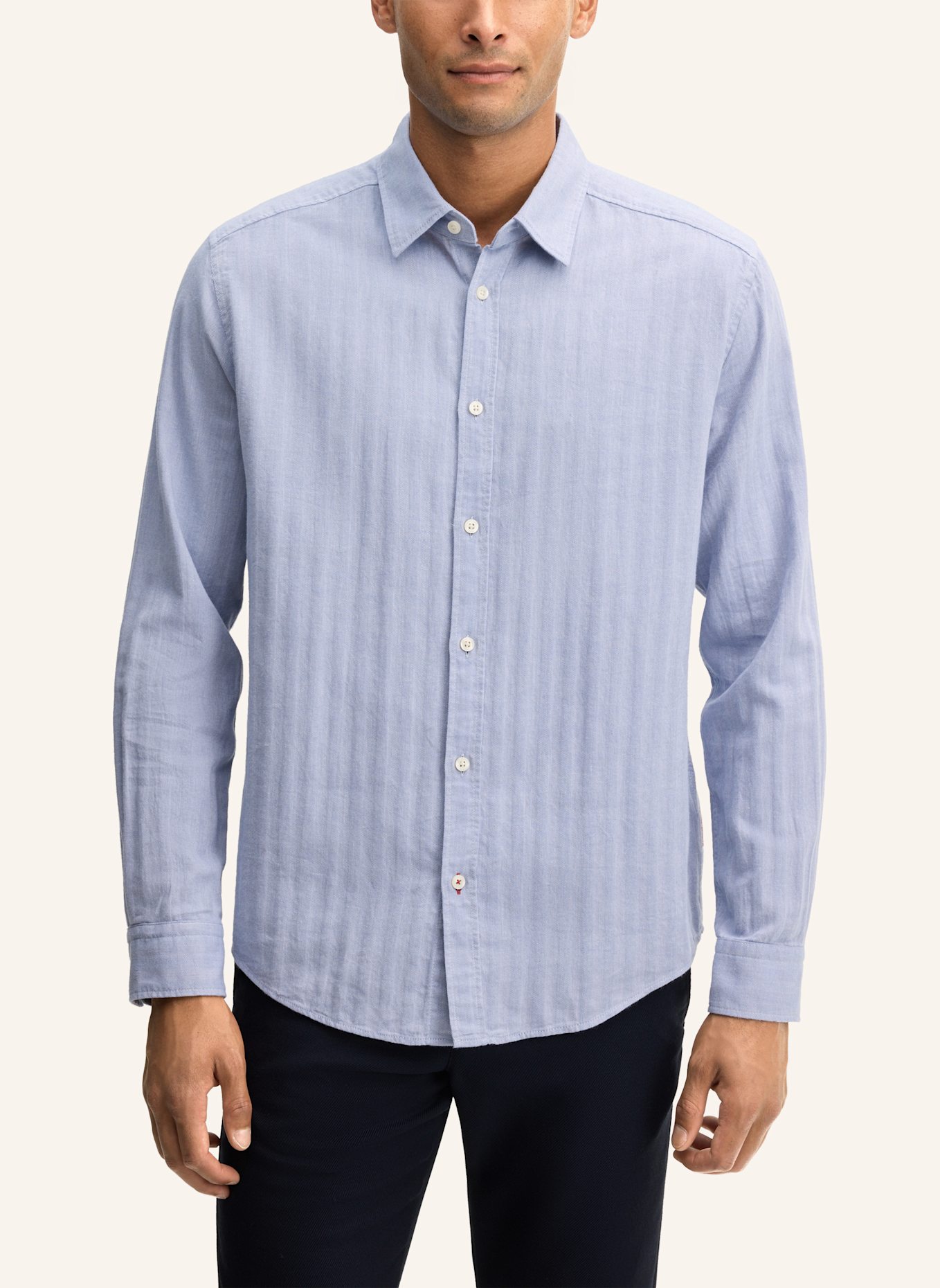 JOOP! JEANS Casual-Hemd Regular Fit: BLAU