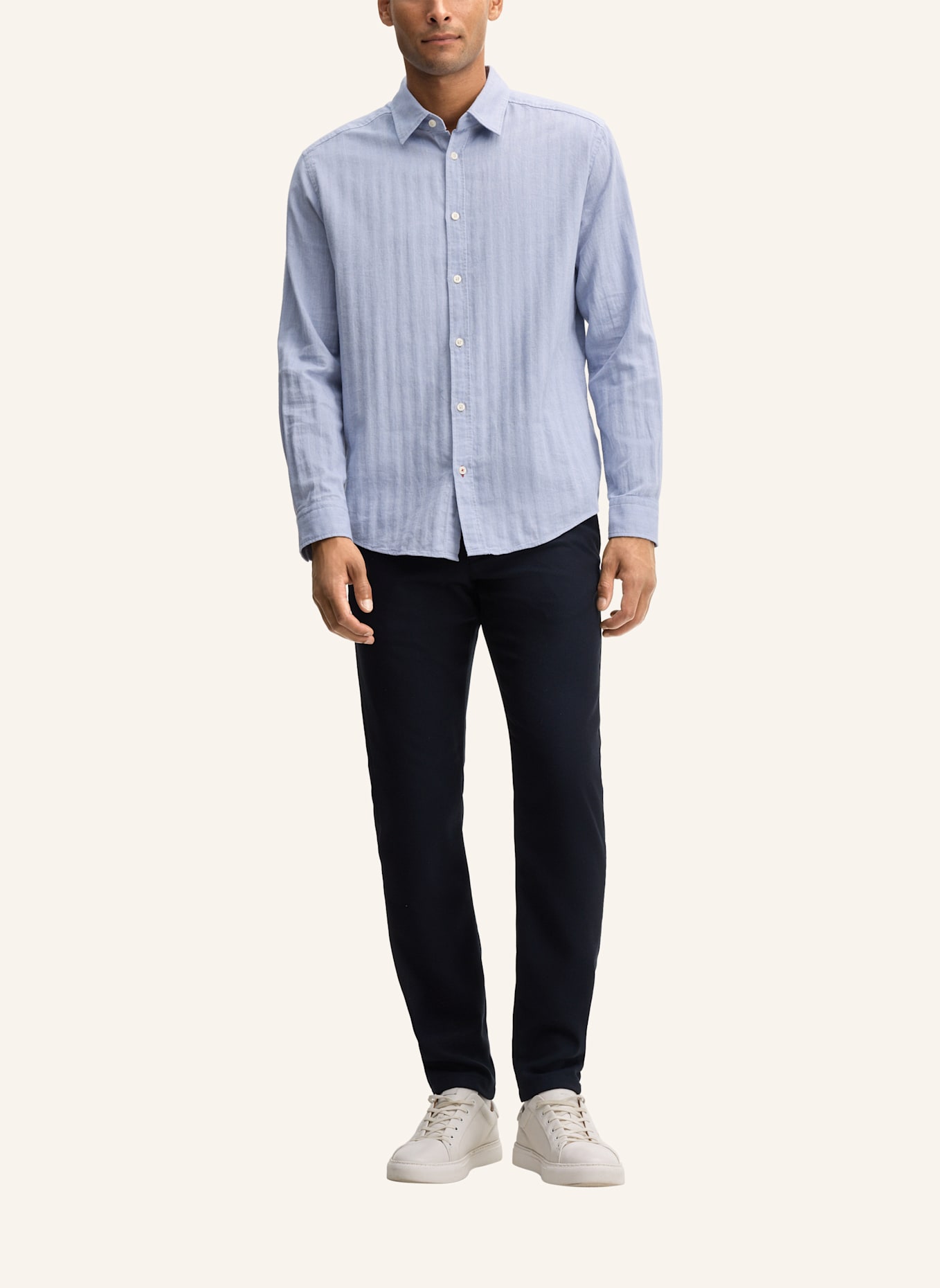JOOP! JEANS Casual-Hemd Regular Fit: BLAU