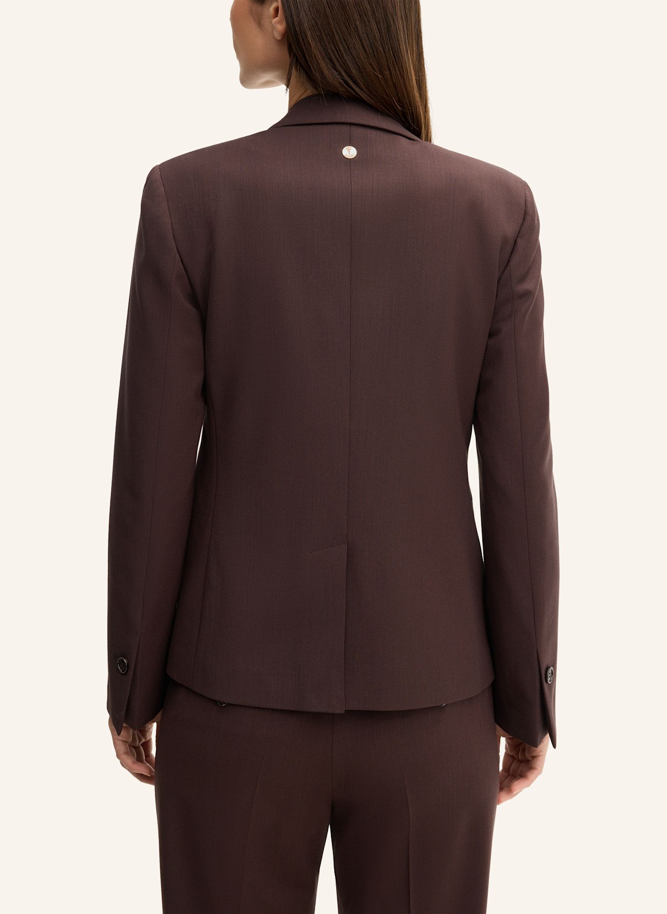 JOOP! Wollmix-Blazer: DUNKELBRAUN