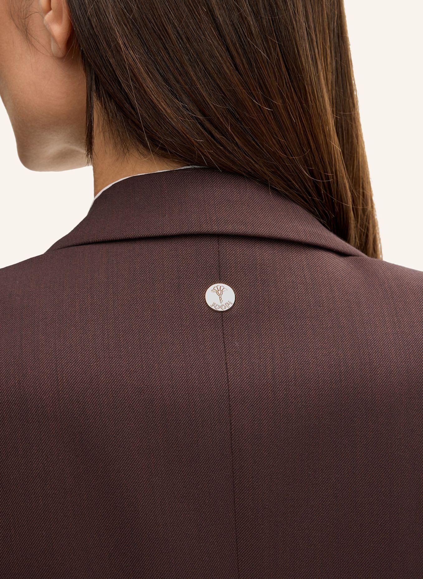 JOOP! Wollmix-Blazer: DUNKELBRAUN