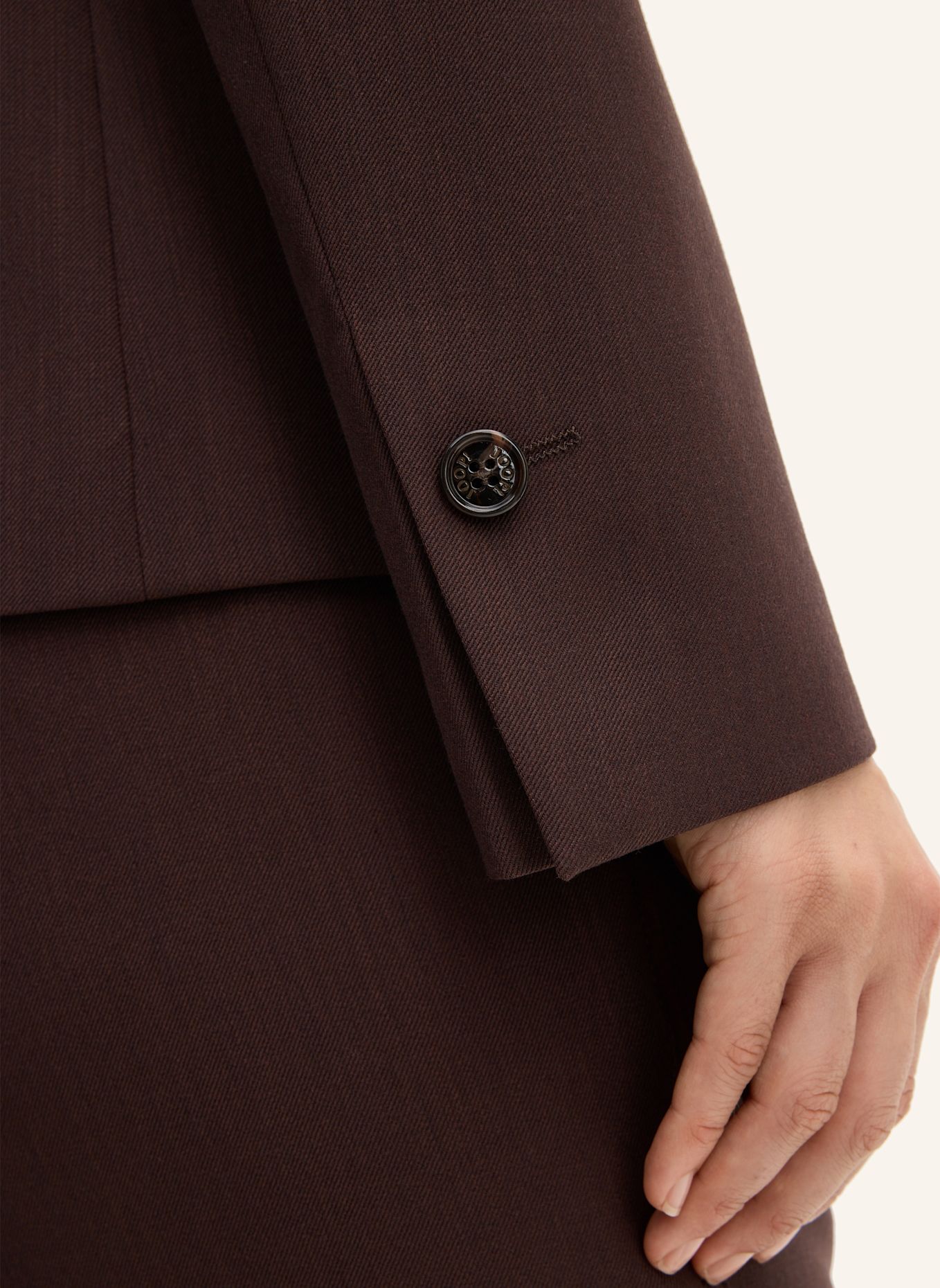 JOOP! Wollmix-Blazer: DUNKELBRAUN