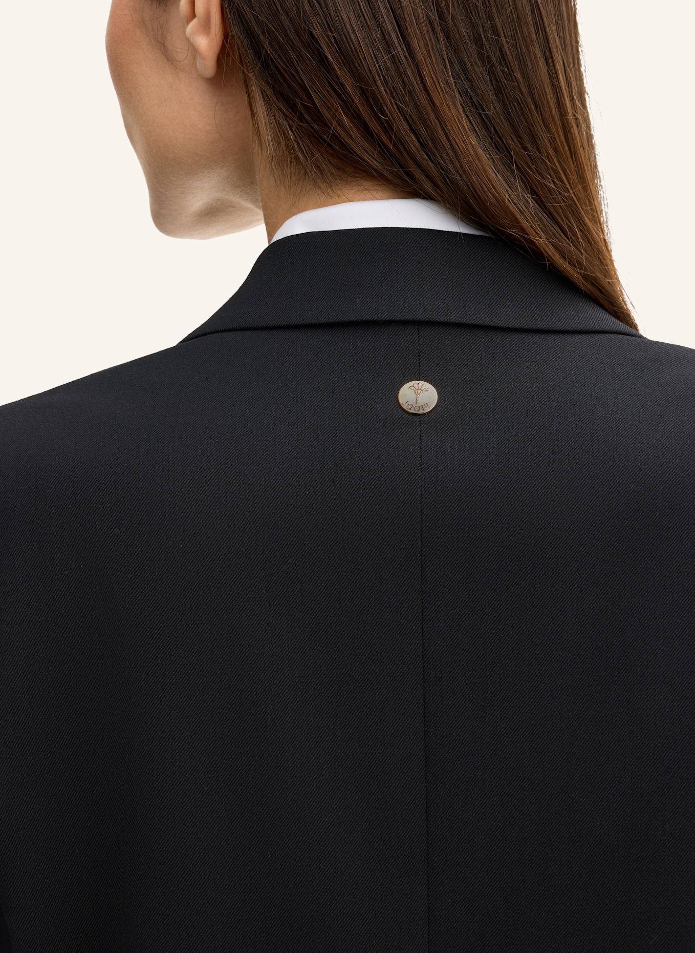 JOOP! Wollmix-Boyfriend-Blazer: SCHWARZ