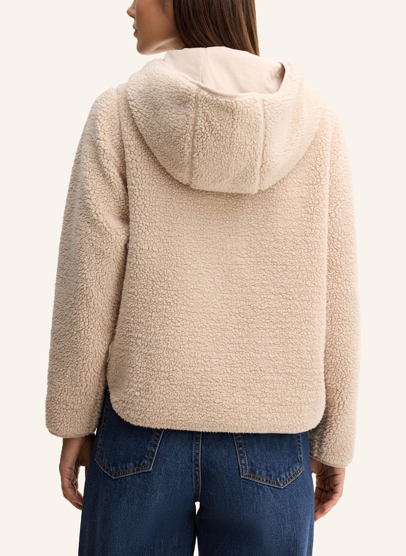 JOOP! JEANS Teddy-Hoodie: BEIGE