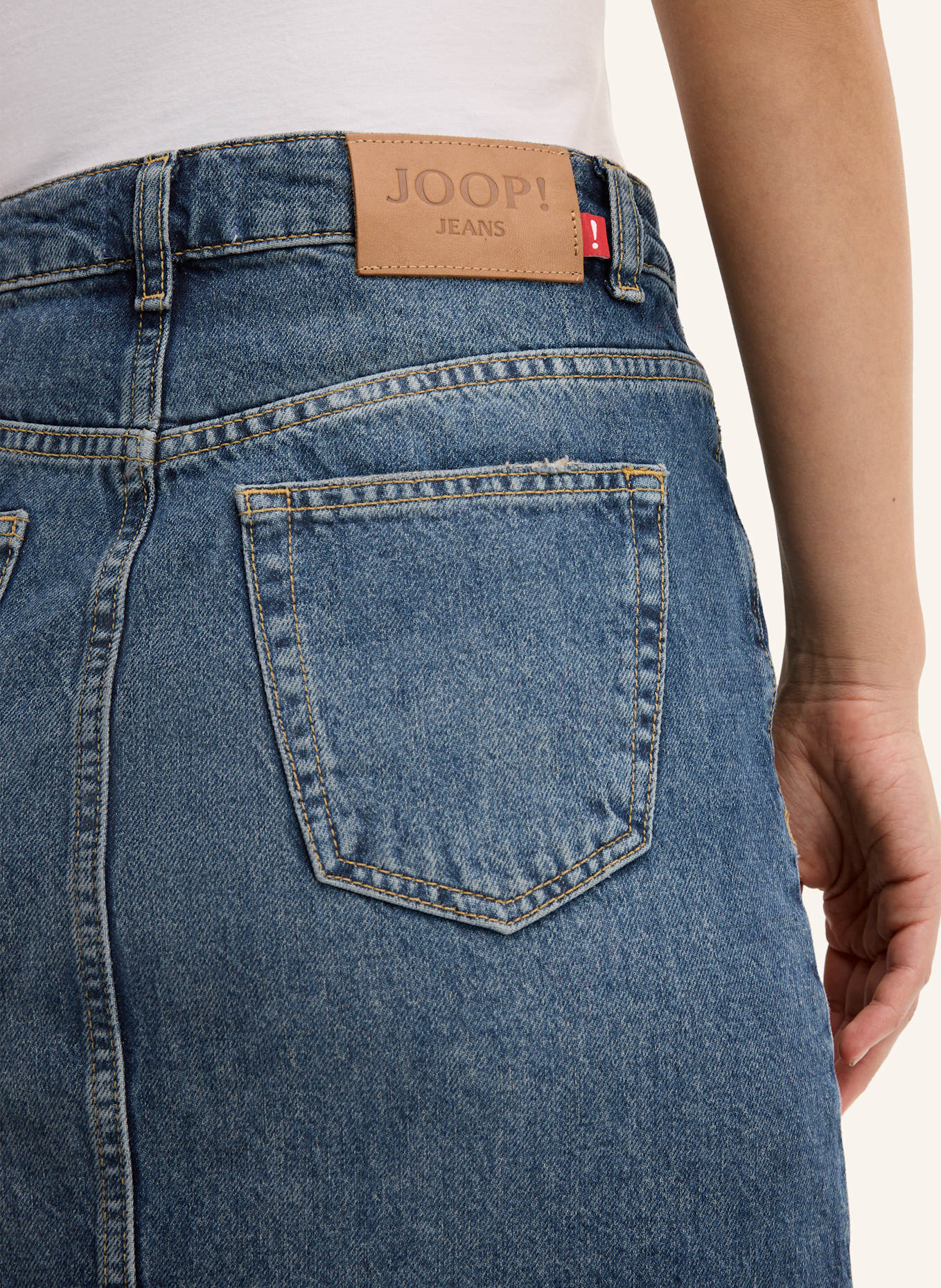 JOOP! JEANS Jeansrock: BLAU