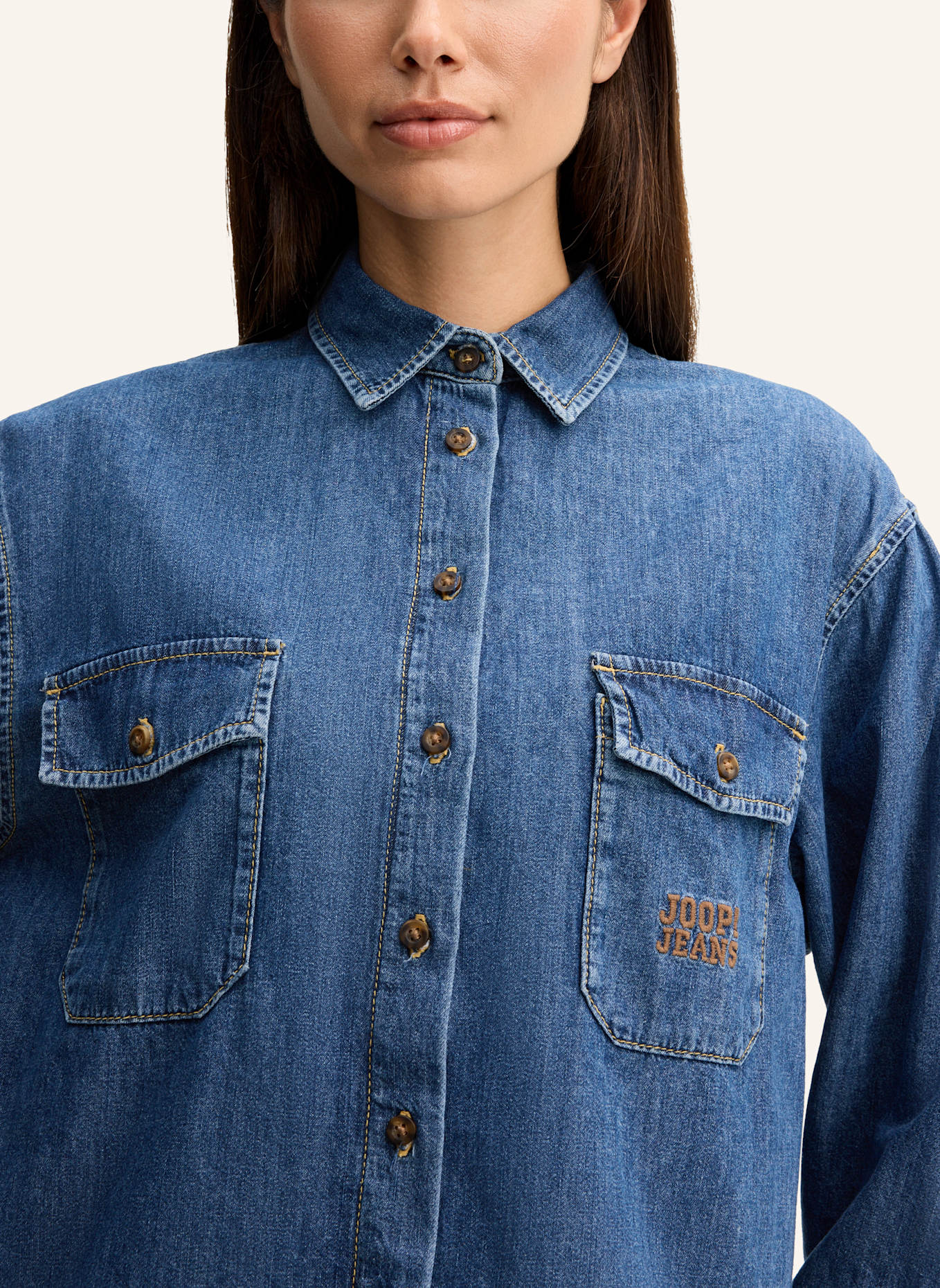 JOOP! JEANS Jeanshemd: BLAU