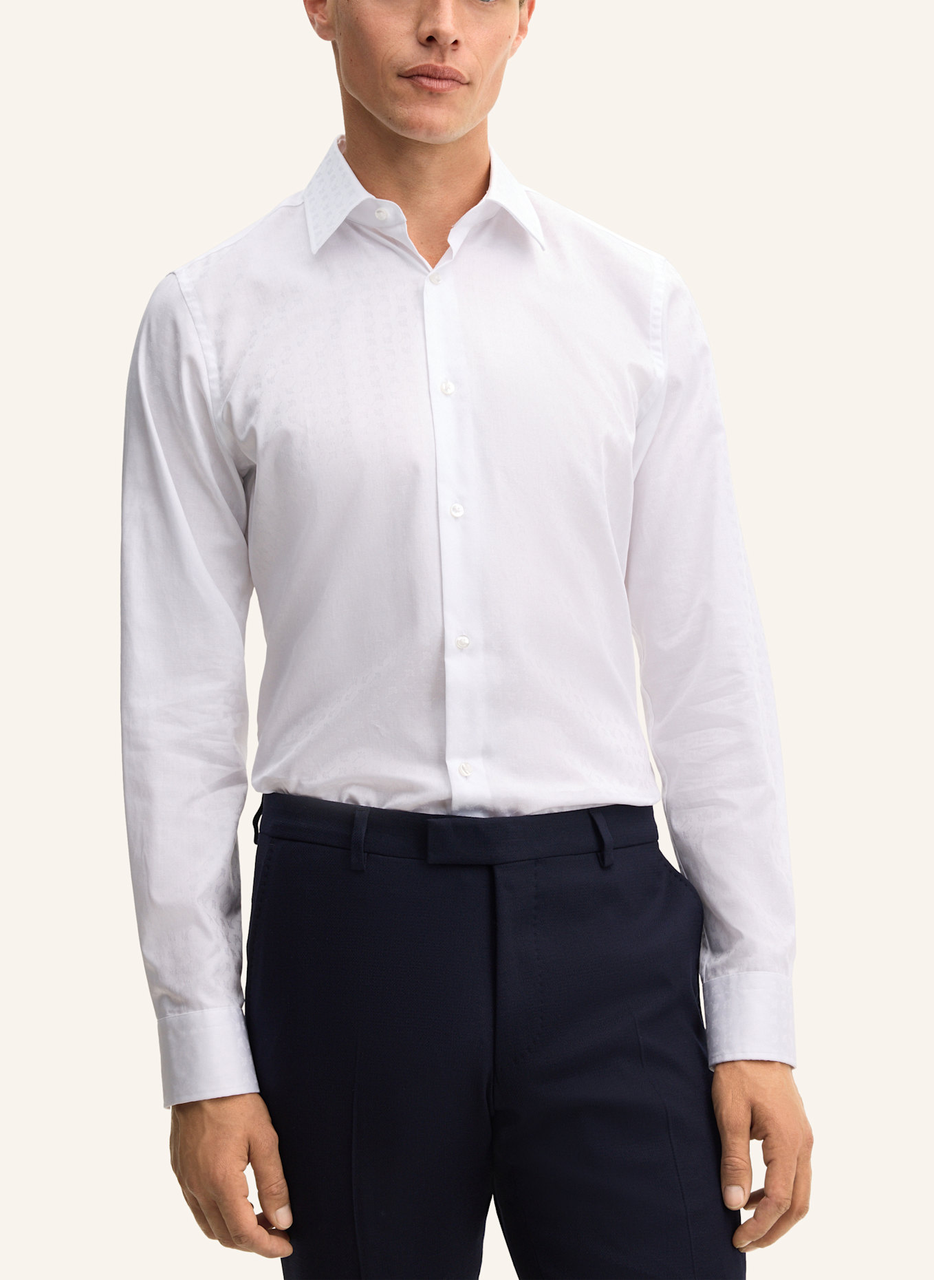 JOOP! Business-Hemd Slim Fit: WEISS