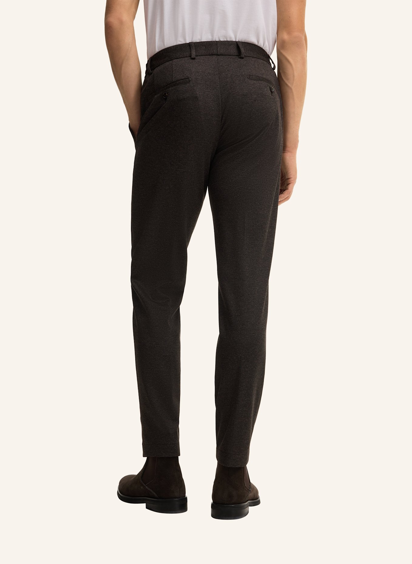 JOOP! Stoffhose Slim Fit: DUNKELBRAUN