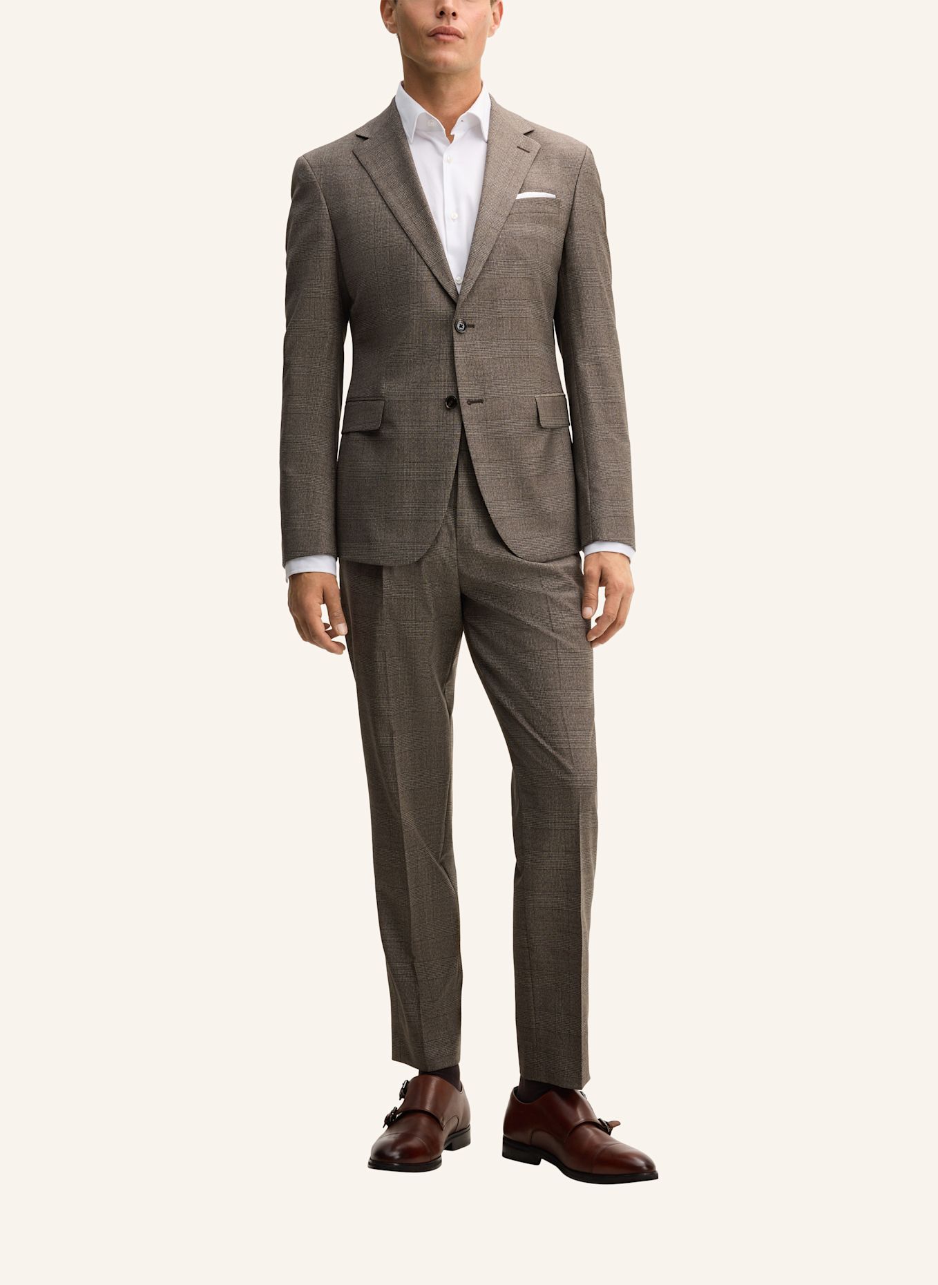 JOOP! Baukasten-Sakko Slim Fit: HELLBRAUN